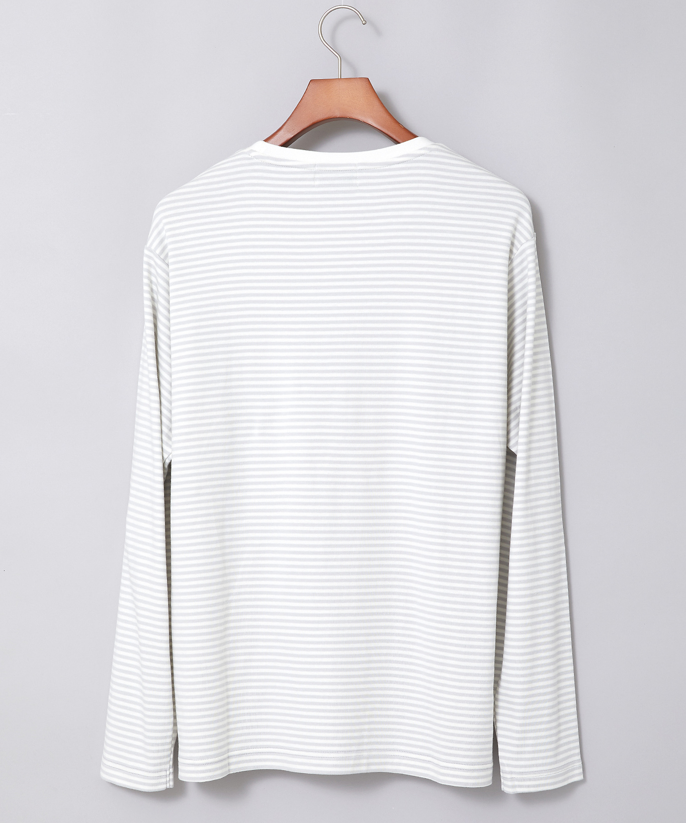 メンズ スムース クルーネック カットソー【ウガンダ オーガニック