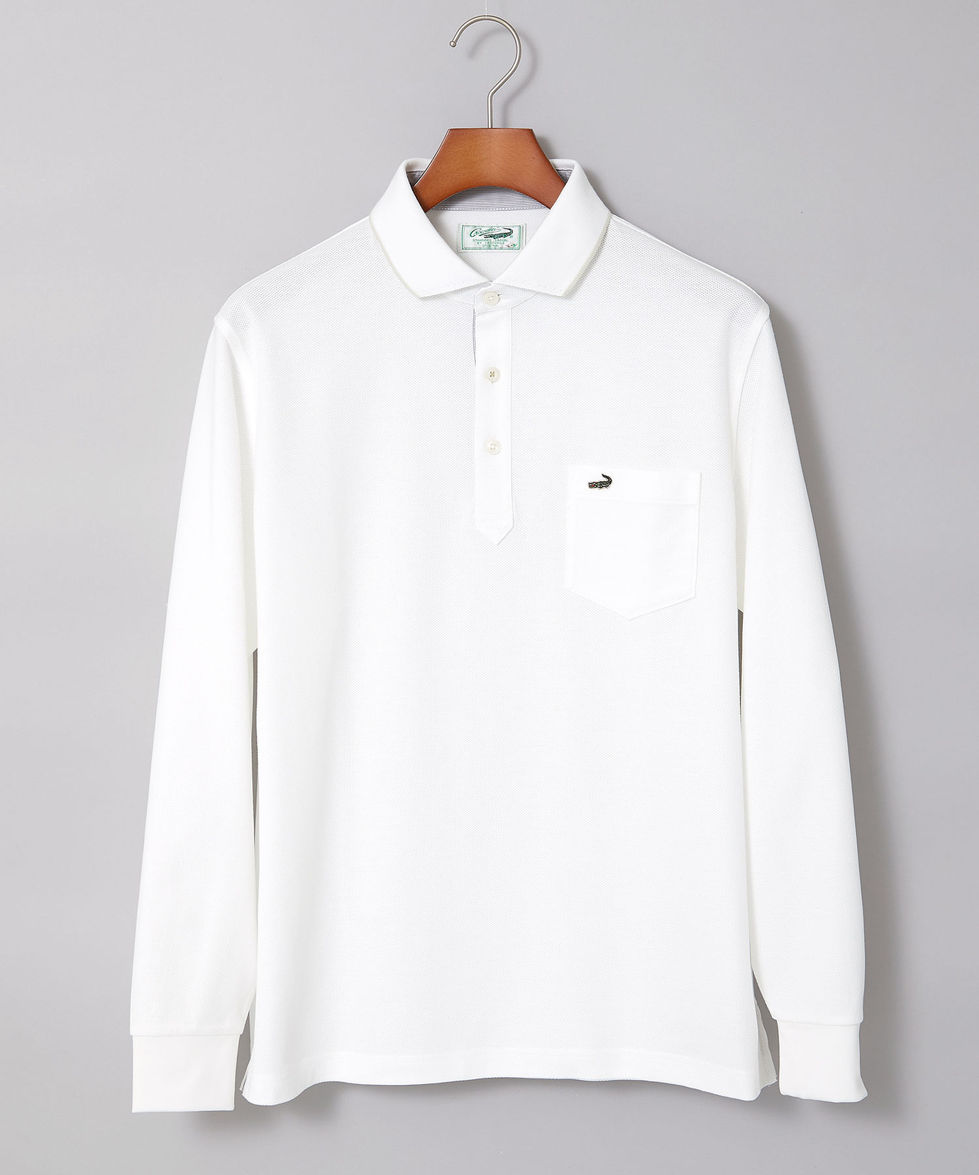 iliac ホワイト ポロシャツ S メンズ ハニカム ホリゾンタルカラー ポロシャツ通販 [1602-51211