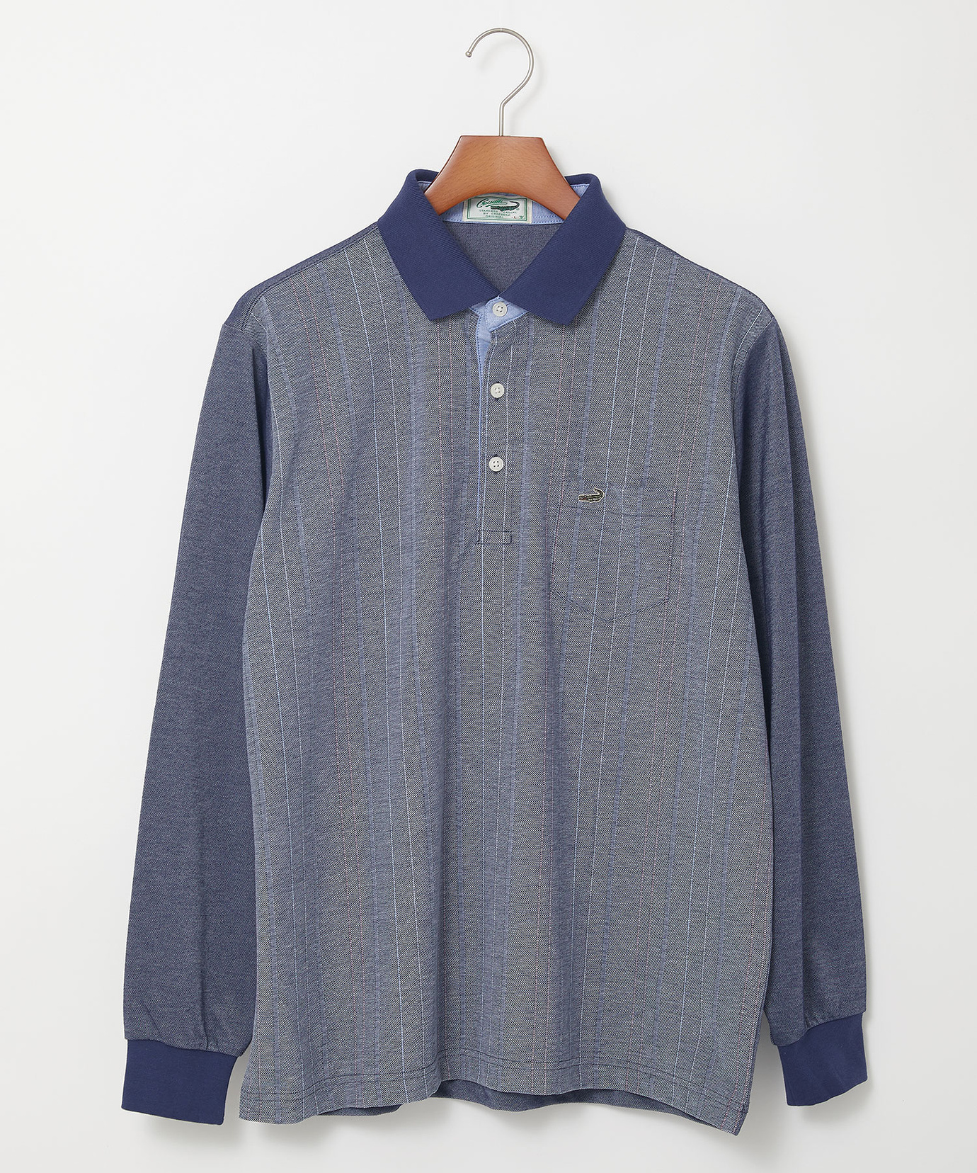 メンズ サッカー ストライプ柄 ポロシャツ【吸汗速乾】通販 [1602