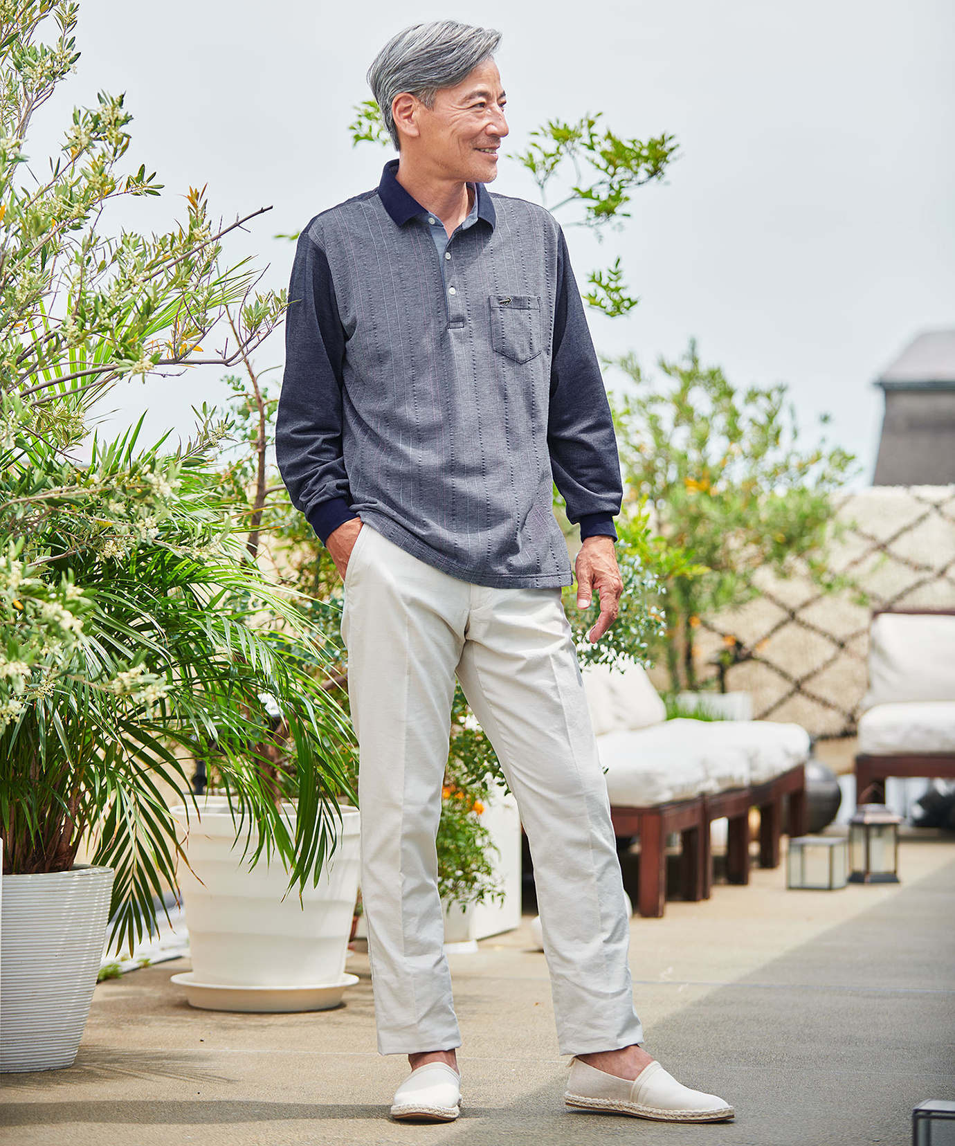 メンズ サッカー ストライプ柄 ポロシャツ【吸汗速乾】通販 [1602