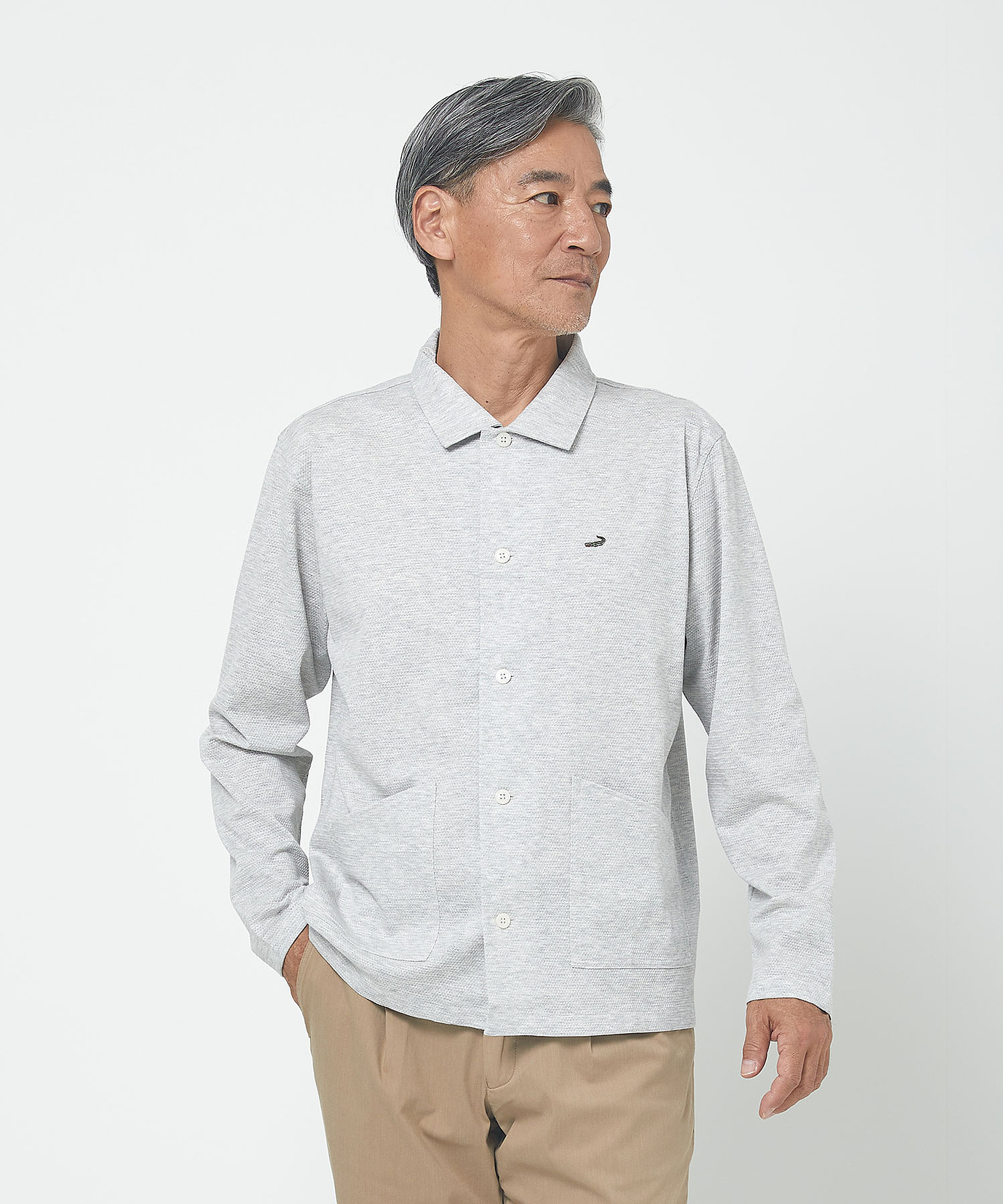 ガオゴット メンズ スノーコットン ジャカード カバーオール【接触冷感】通販