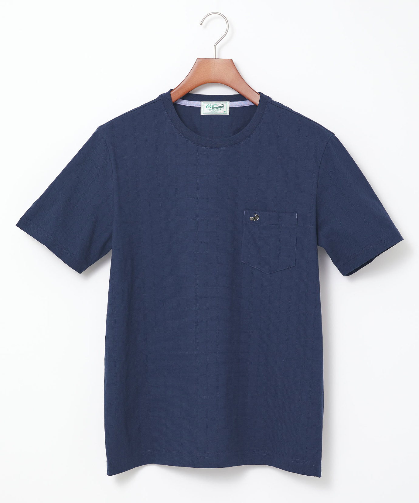 メンズ スノーコットン シャドーチェック柄 Tシャツ【接触冷感】通販