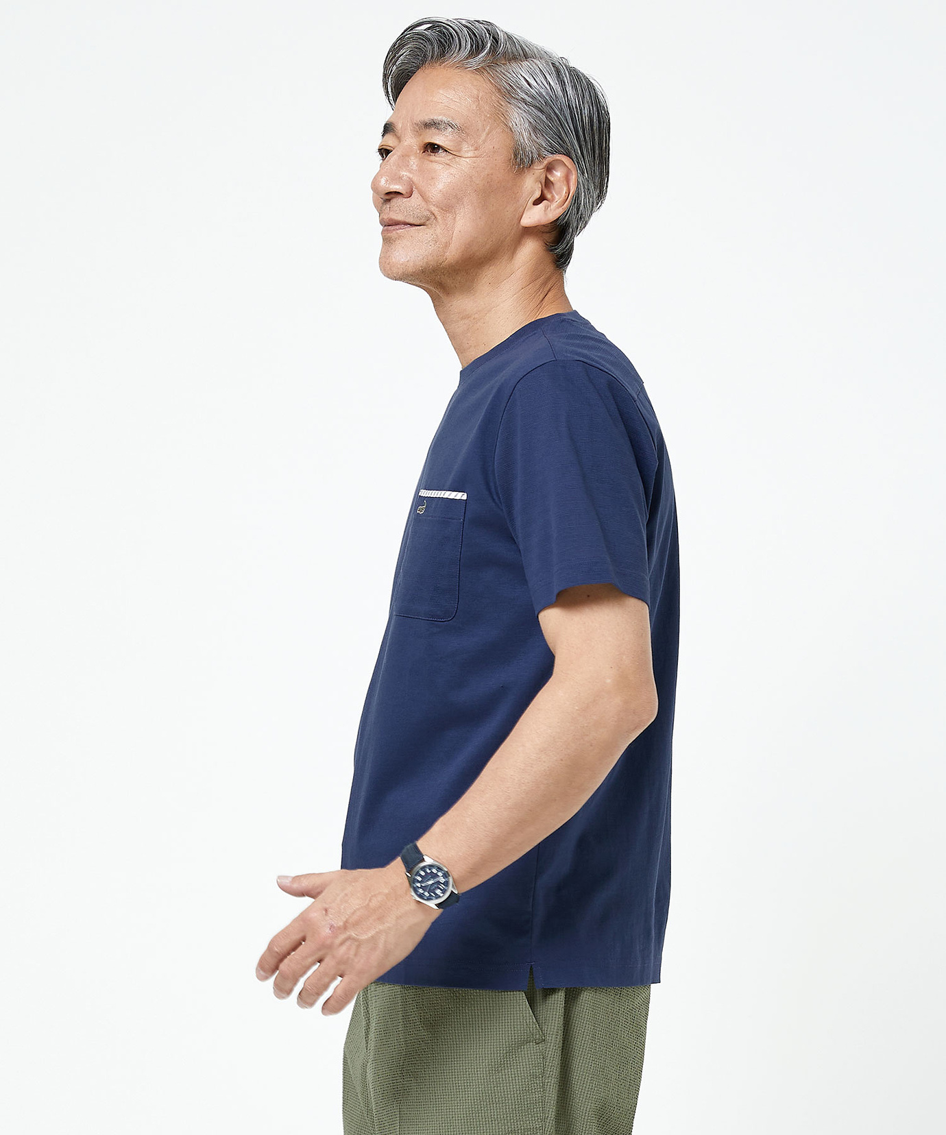 メンズ スノーコットン クルーネック Tシャツ【接触冷感】通販 [1602