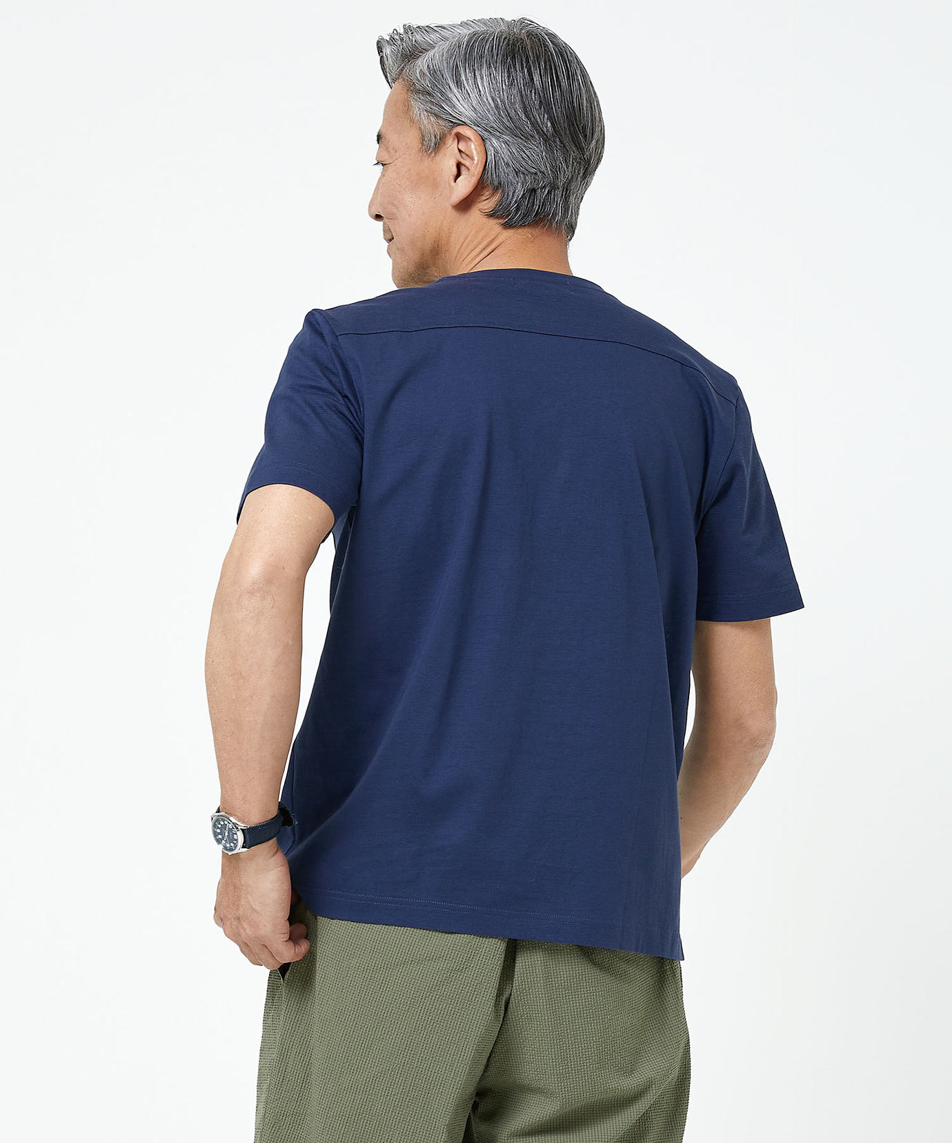 シン様 新品クロコダイル スノーコットン シャツ／Lブルー ベージュ2点 シン様 新品クロコダイル スノーコットン シャツ／Lブルー