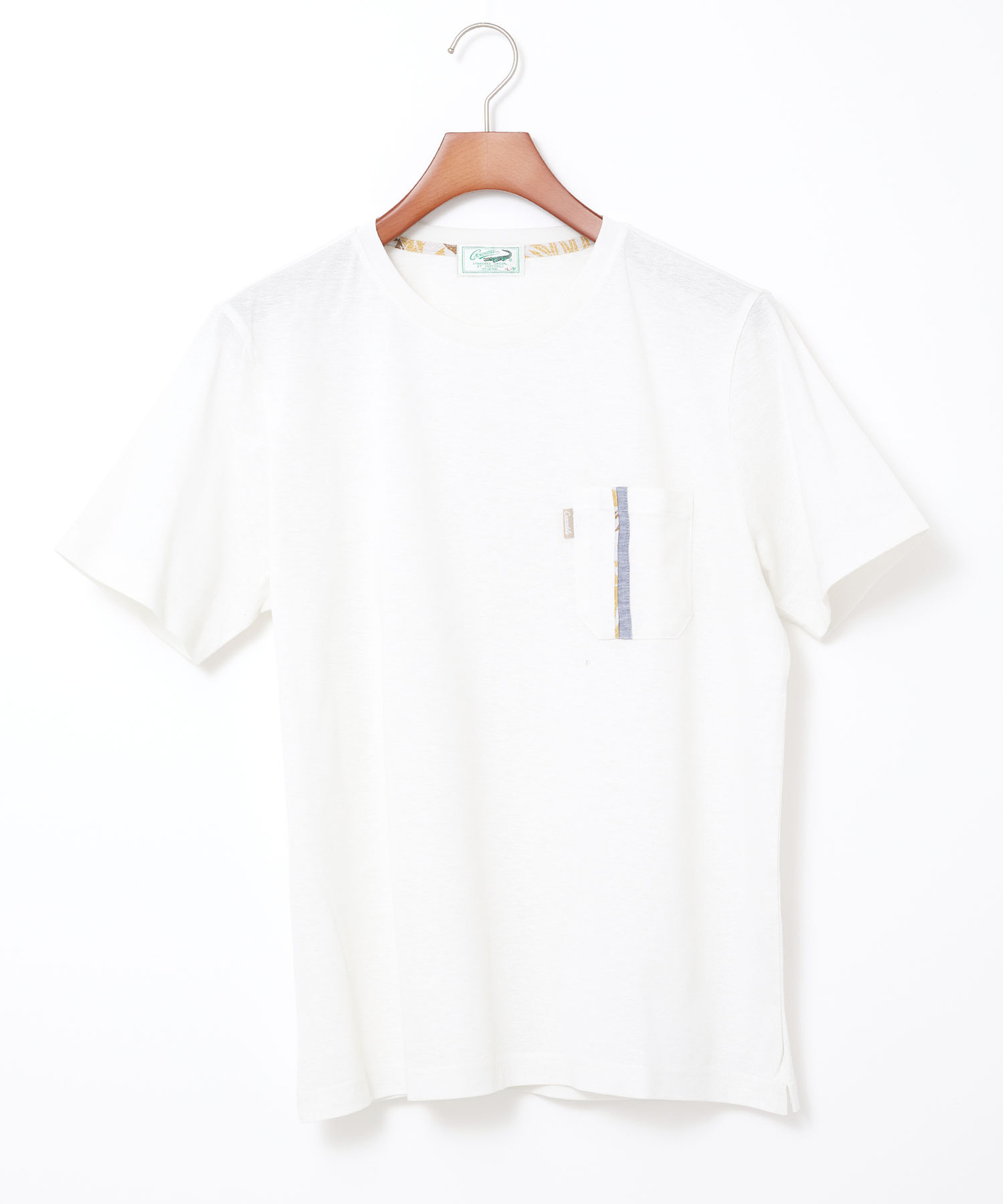 メンズ スノーリネン 鹿の子 クルーネックTシャツ【接触冷感】通販