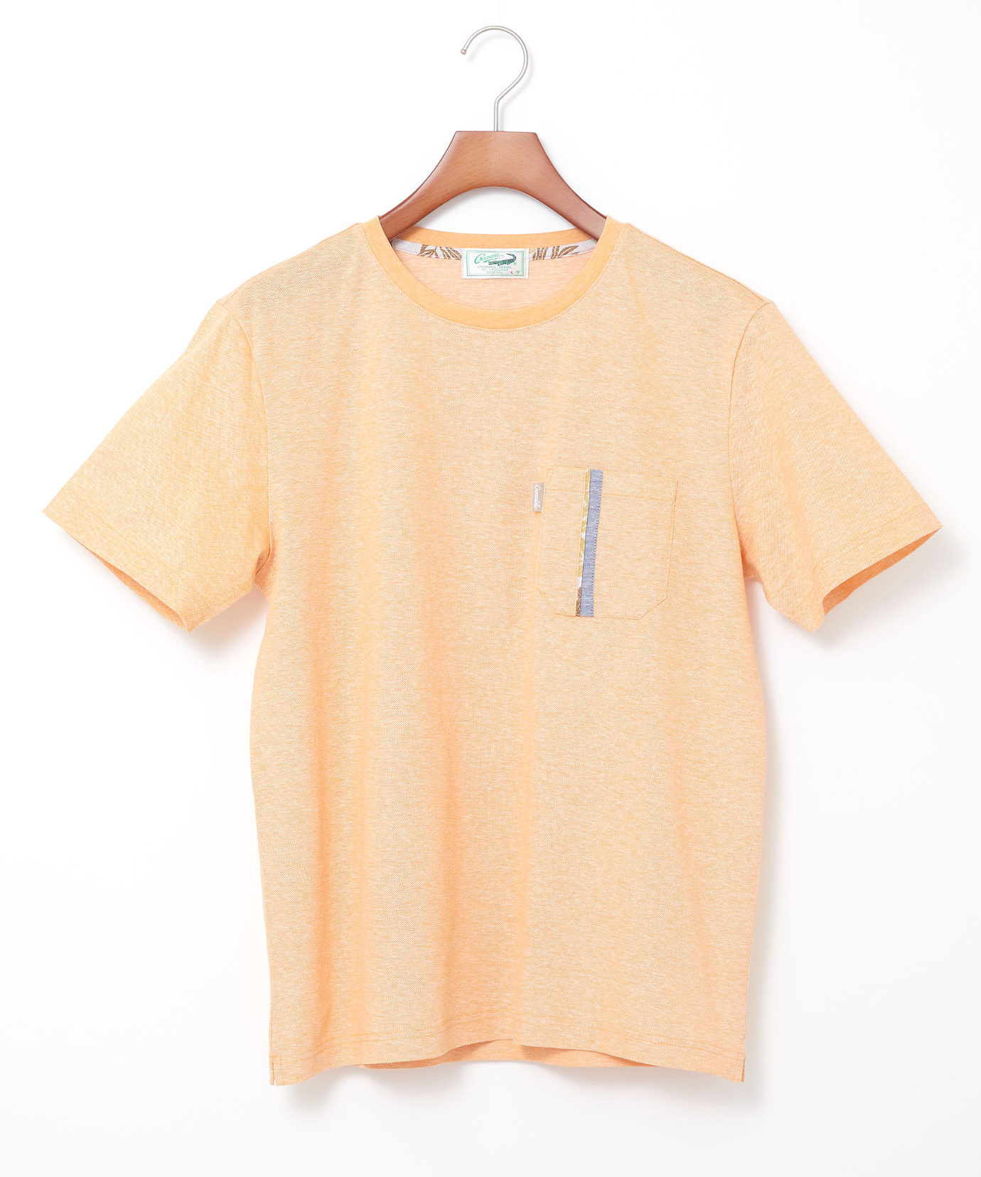 メンズ スノーリネン 鹿の子 クルーネックTシャツ【接触冷感】通販