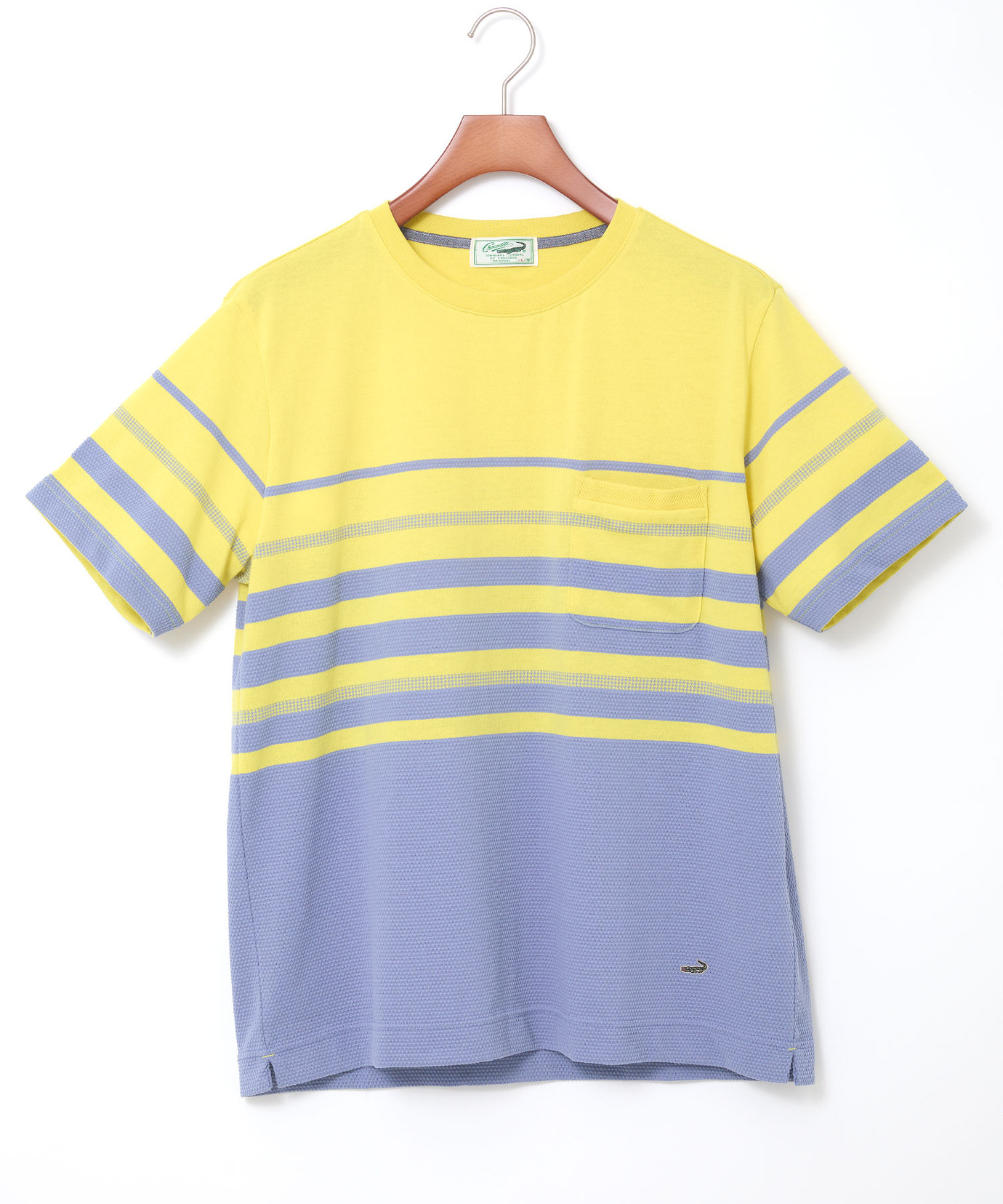 メンズ パネルボーダー デザイン Tシャツ通販 [1602-53226 