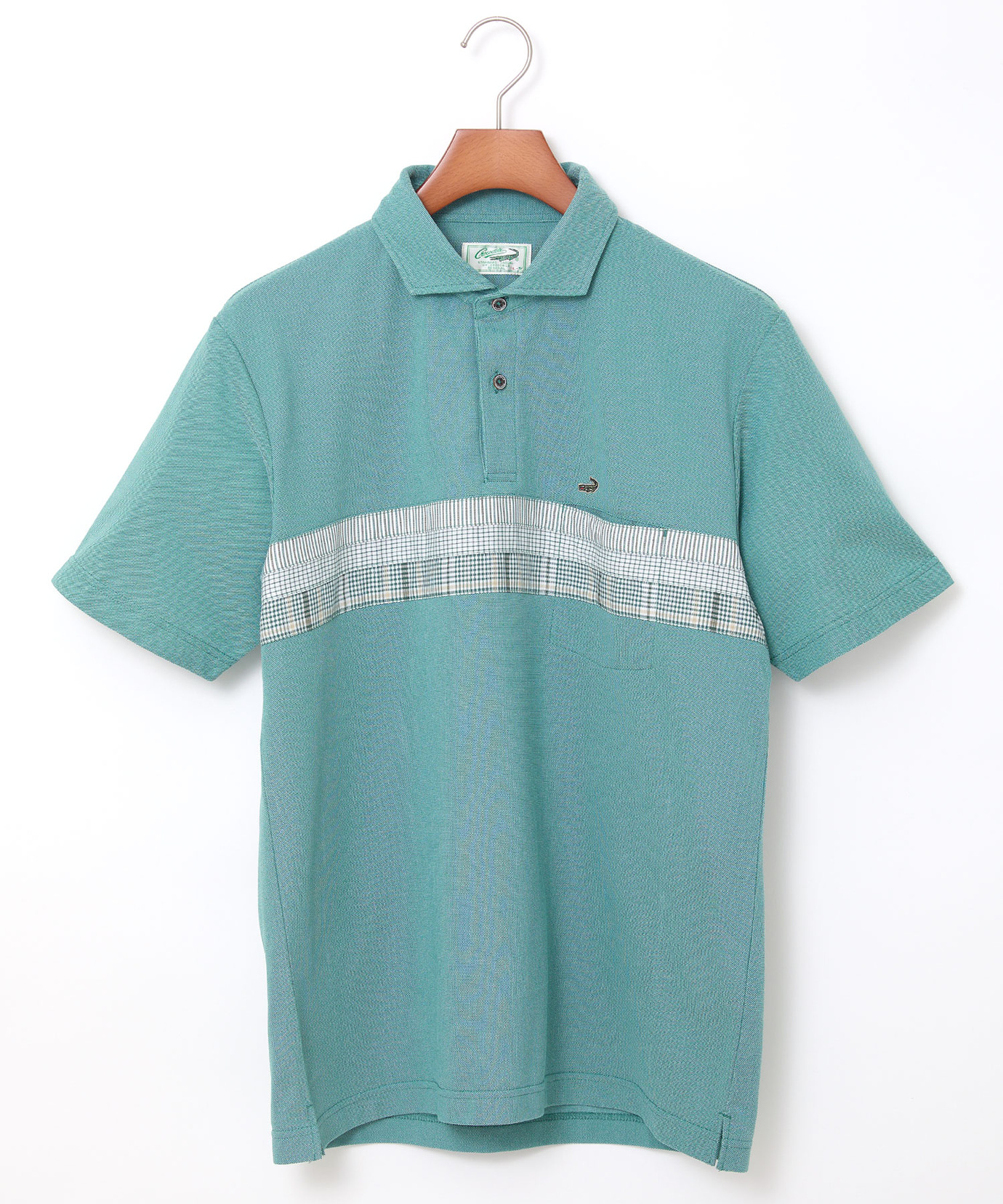 メンズ 切り替えデザイン 鹿の子 ポロシャツ【吸汗速乾】通販 [1602