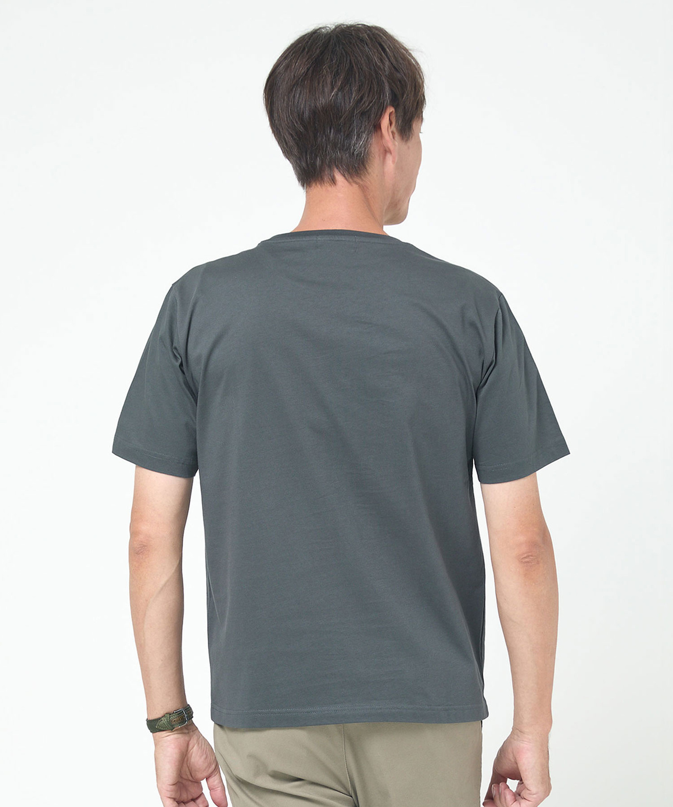 メンズ チェック柄 ロゴ プリントTシャツ通販 [1602-54214