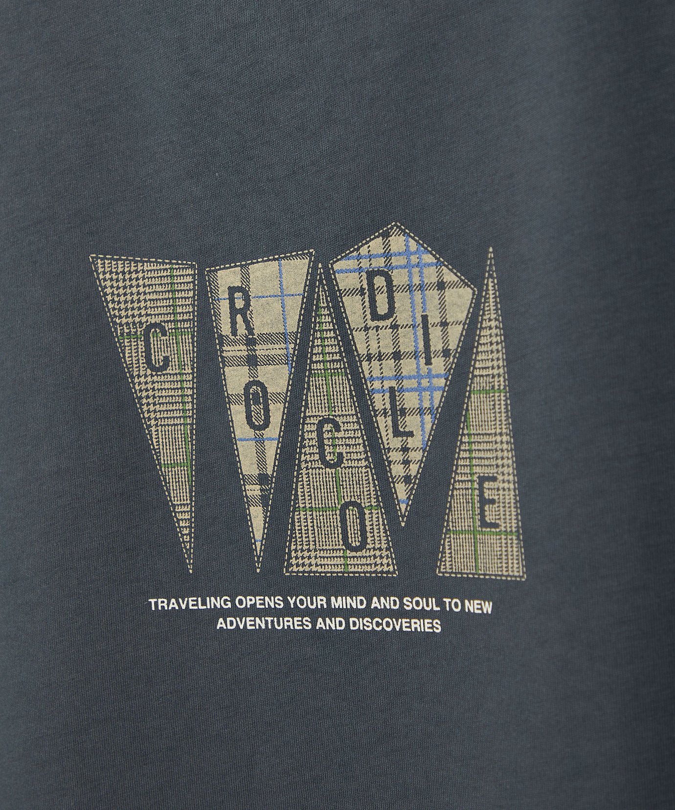 メンズ チェック柄 ロゴ プリントTシャツ通販 [1602-54214