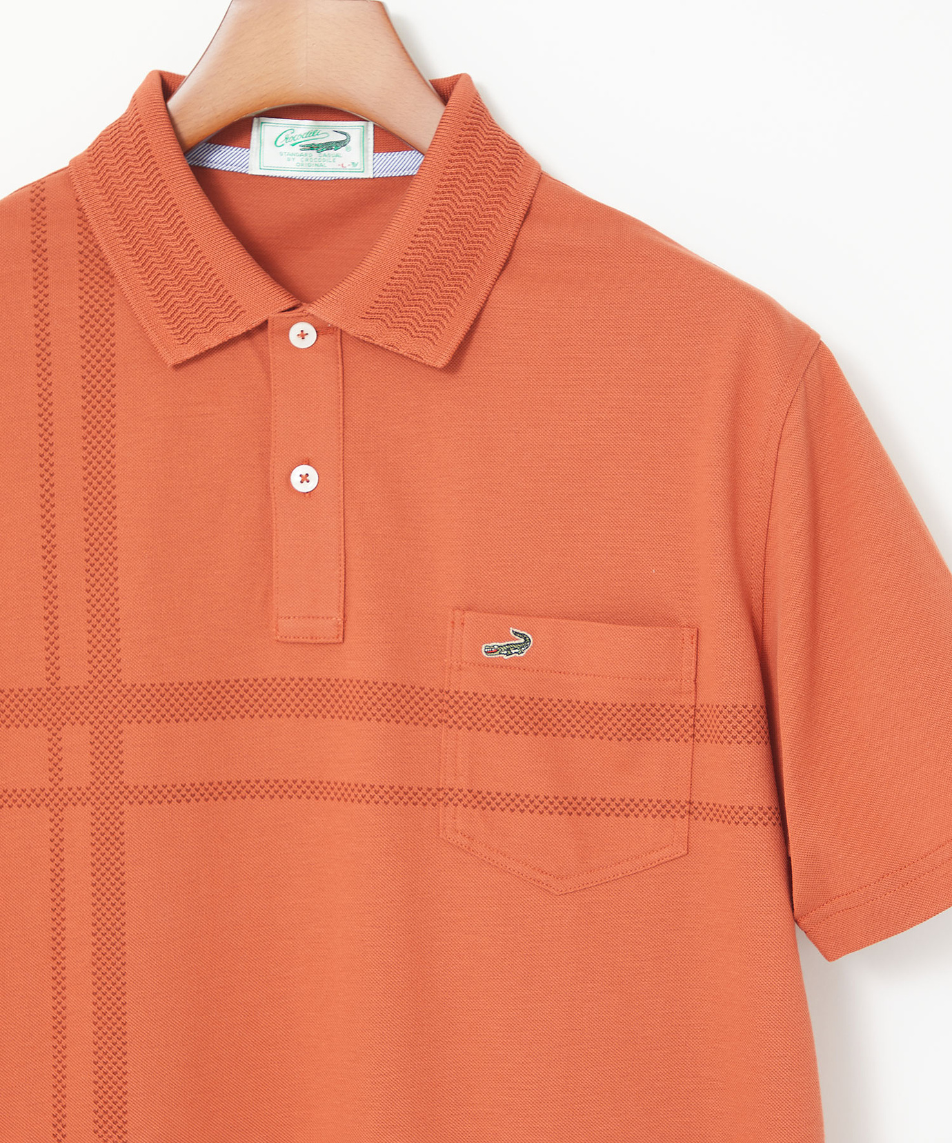 24SS新品WACKOMARIAストライプニットポロシャツORANGE/L 24SS新品