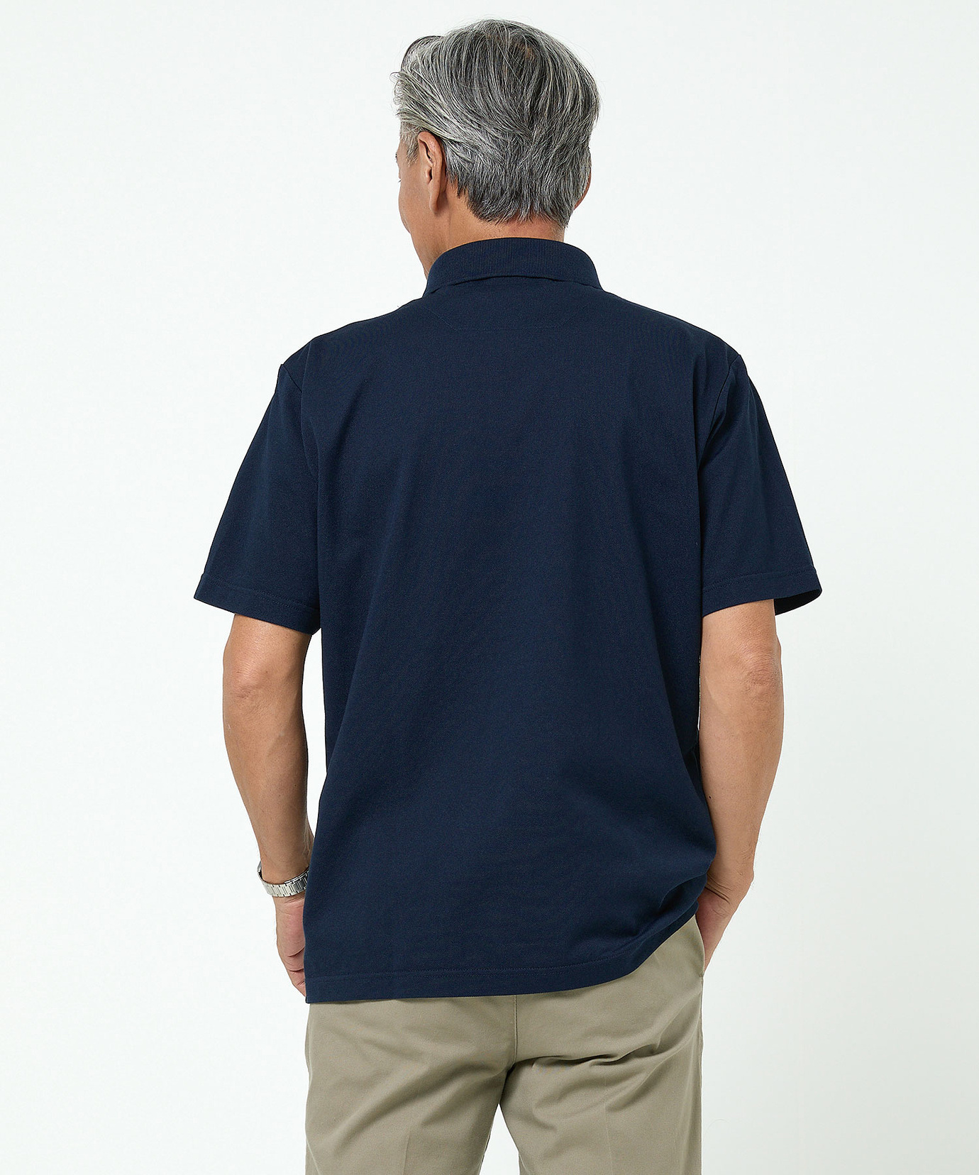 メンズ 鹿の子 デザイン ポロシャツ通販 [1602-54221] - クロコダイル