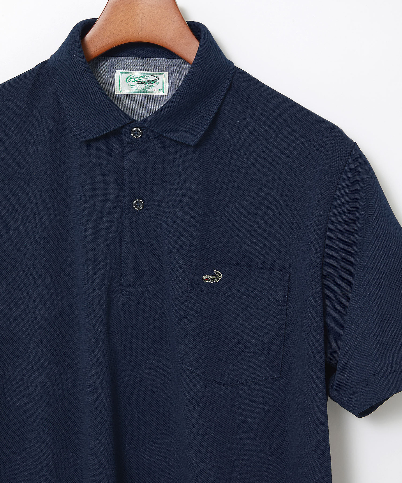 メンズ 鹿の子 デザイン ポロシャツ通販 [1602-54221] - クロコダイル