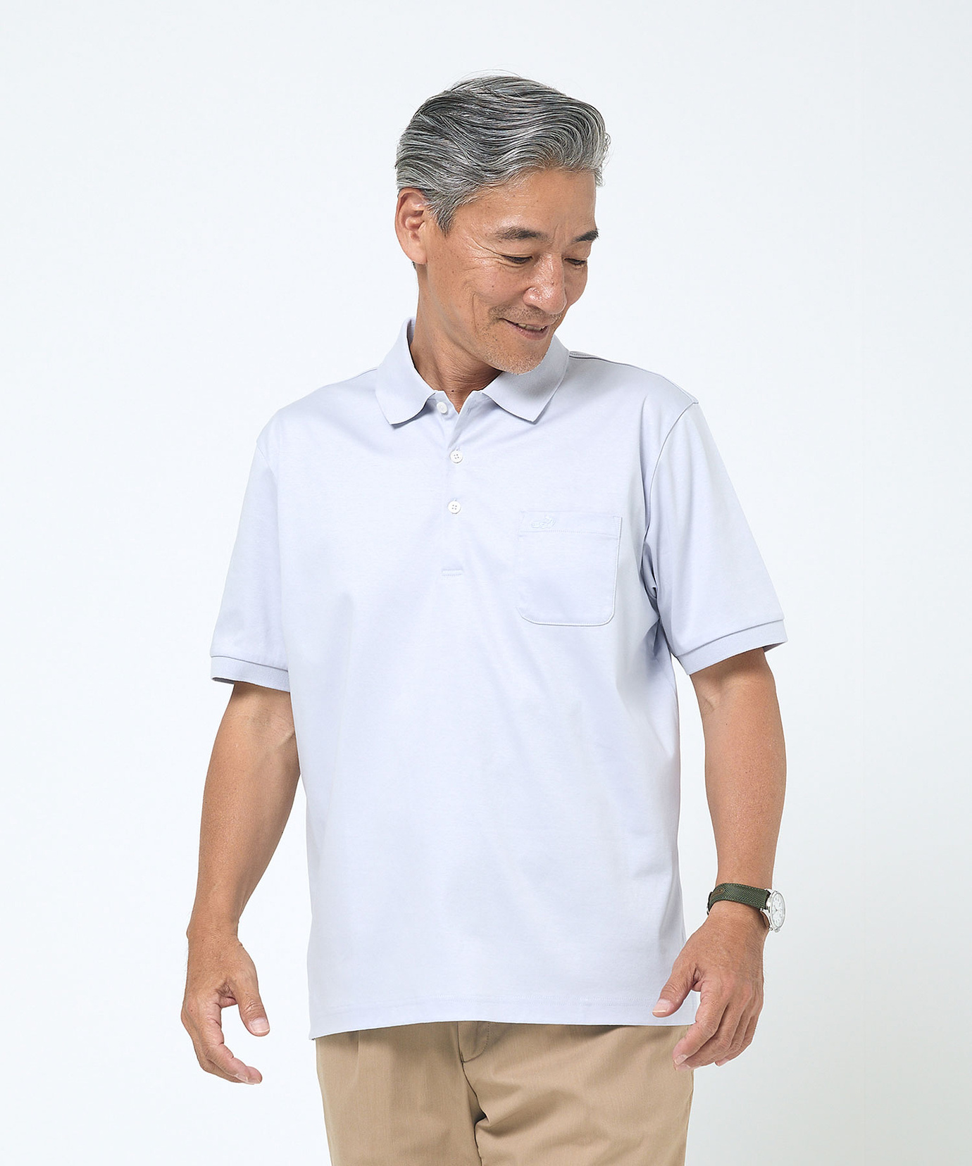 メンズ ハイゲージ フレンチフロント ポロシャツ【一部店舗限定】通販