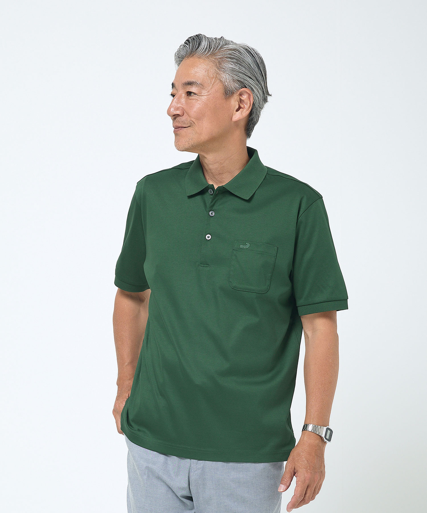 メンズ ハイゲージ フレンチフロント ポロシャツ【一部店舗限定】通販