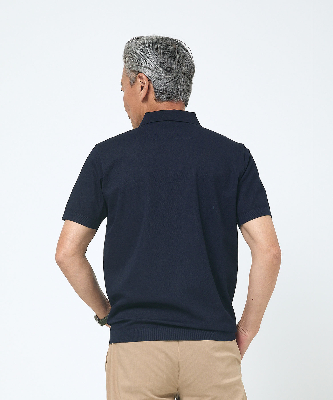 メンズ 鹿の子 ニット ポロシャツ【一部店舗限定 】通販 [1602-54299