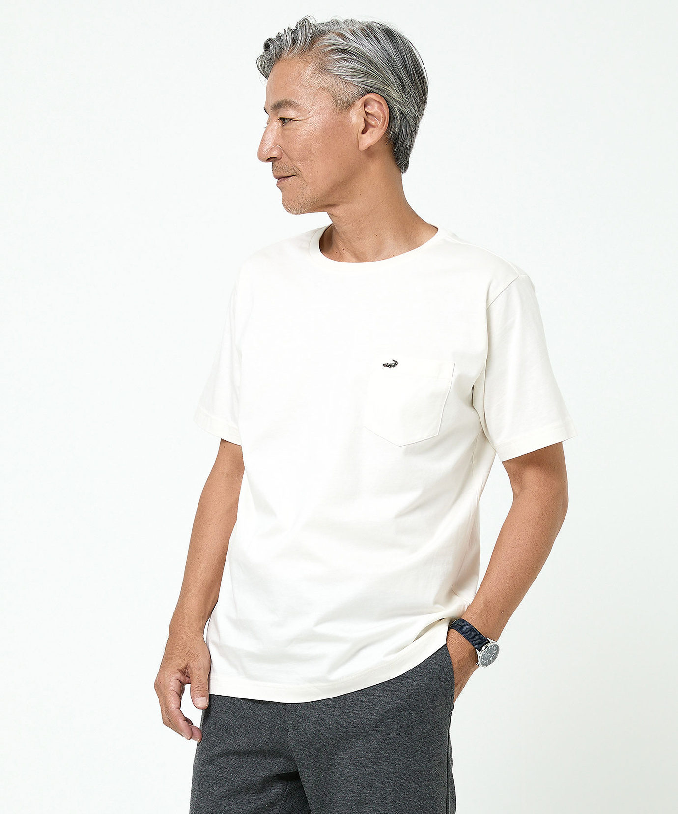 レディース 天竺 胸ポケット付き Tシャツ通販 [1602-55200