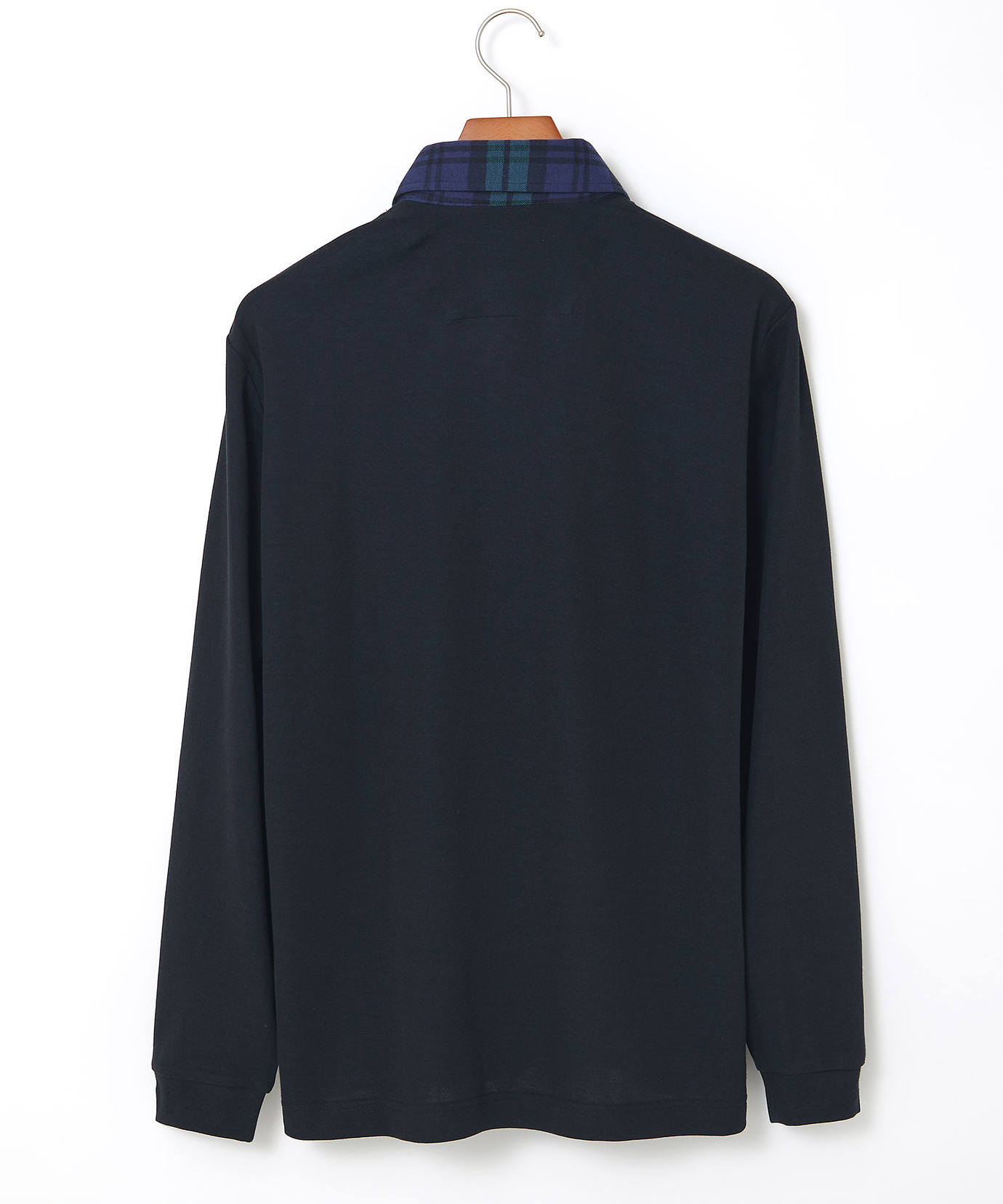 メンズ ブラックウォッチ 切り替え ポロシャツ通販 [1602-55210