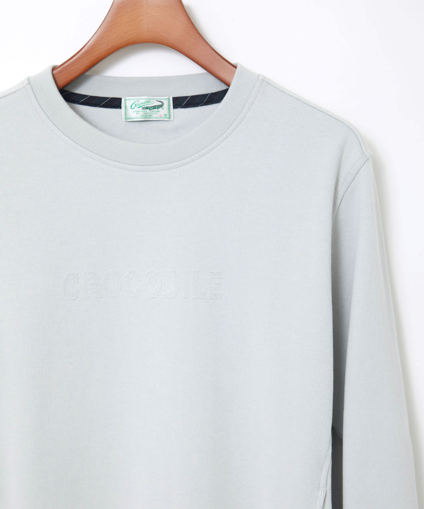 メンズ ダブルフェイス ジャカード トレーナー通販 [1602-55214