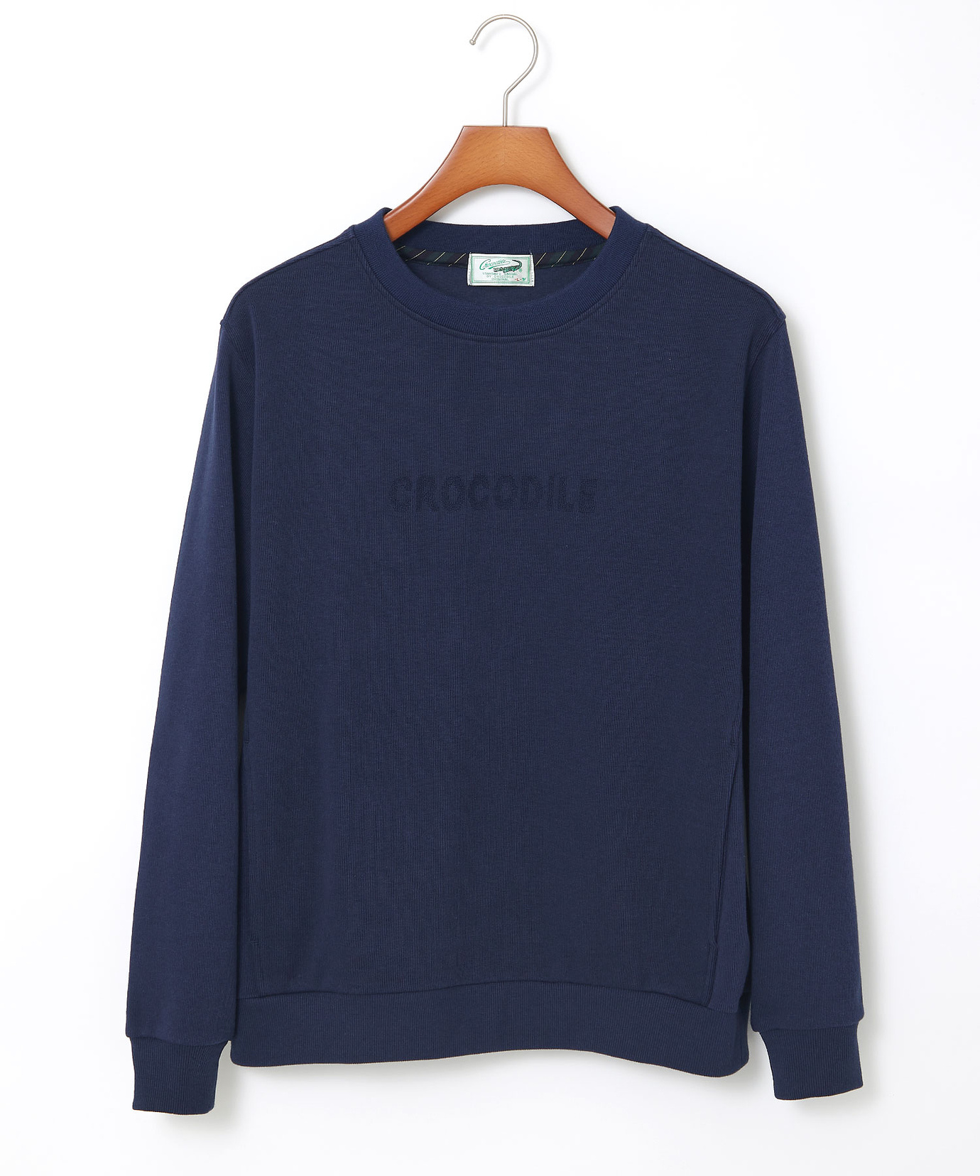 メンズ ダブルフェイス ジャカード トレーナー通販 [1602-55214