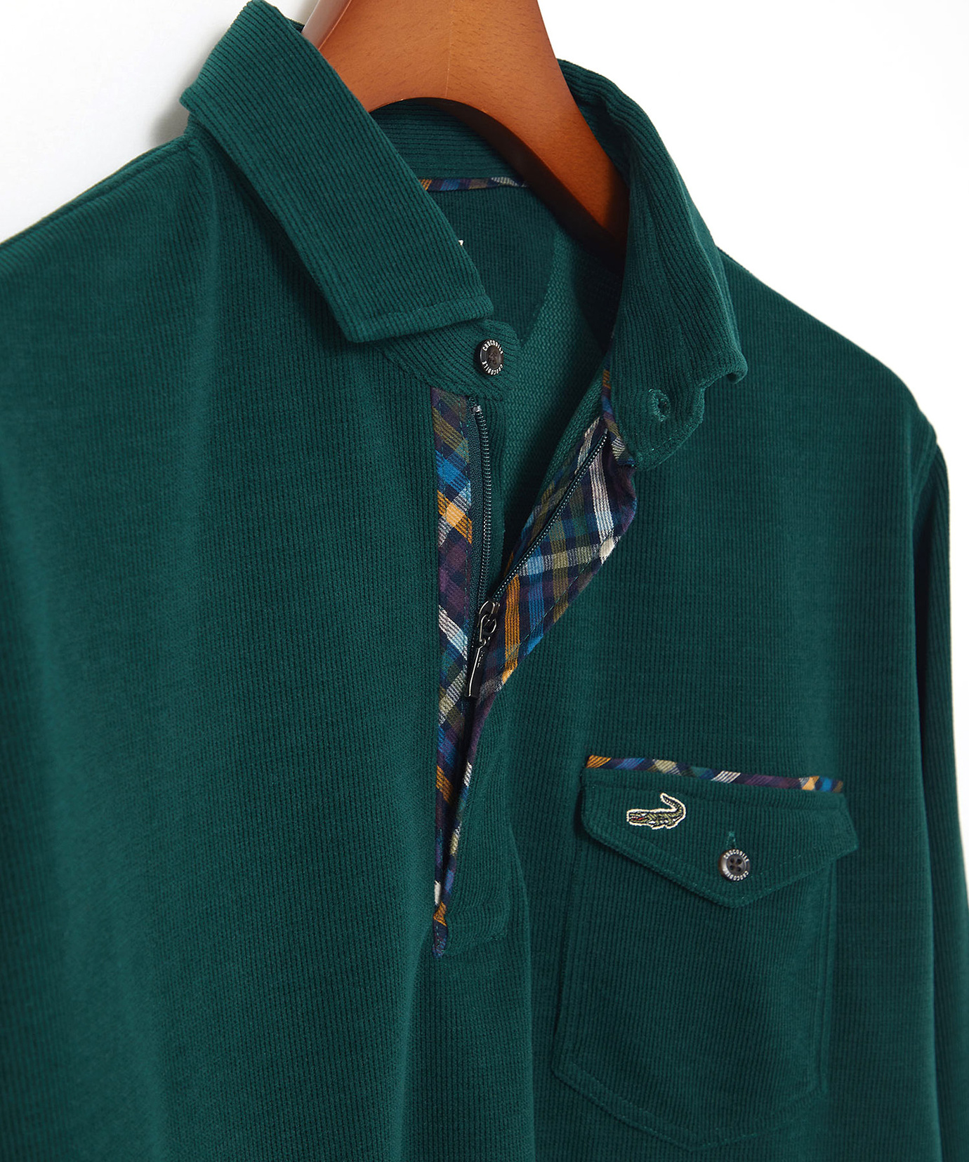 メンズ 起毛 共襟 ポロシャツ通販 [1602-55215] - クロコダイル