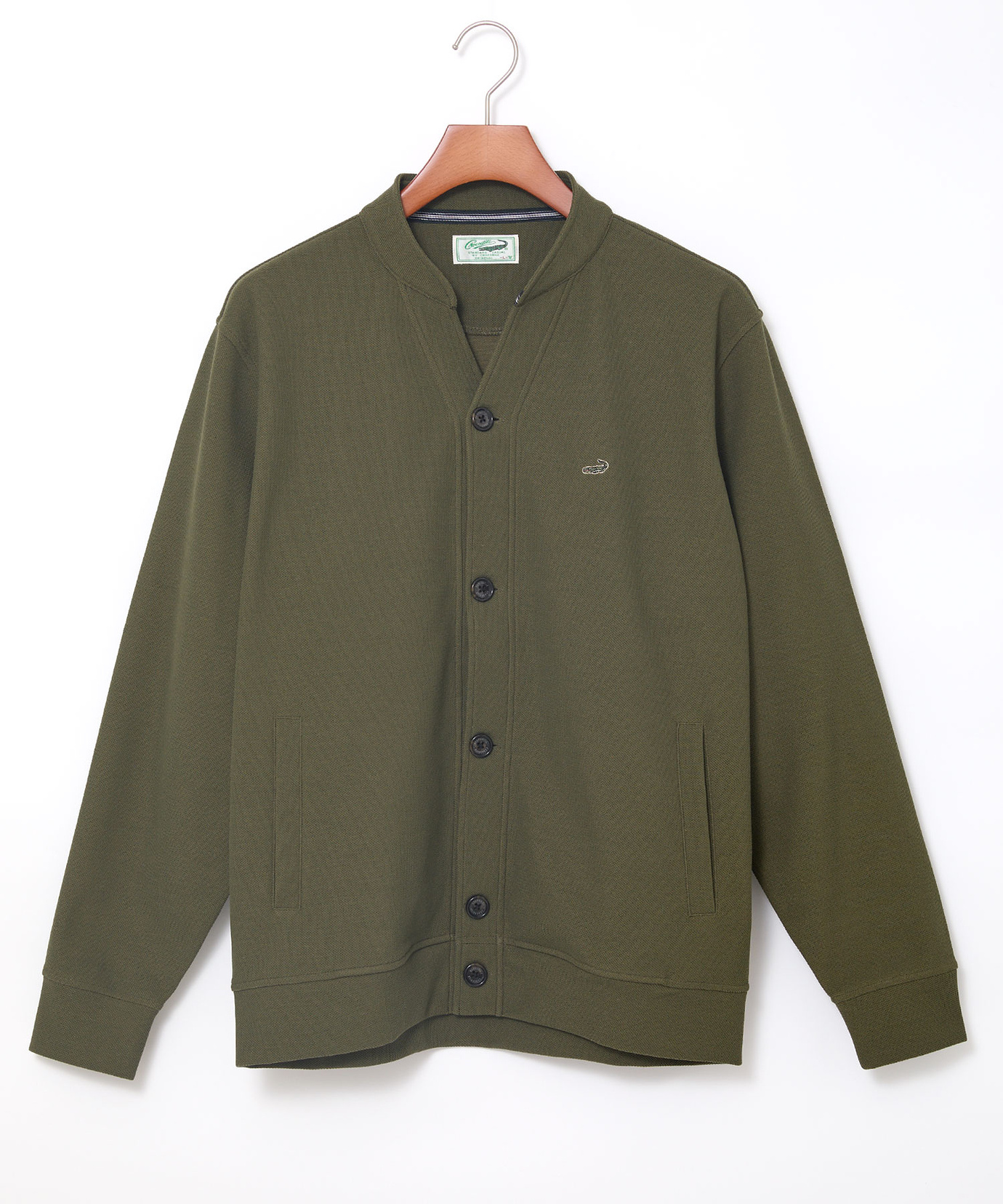 メンズ スタンドカラー カットカーディガン通販 [1602-55218