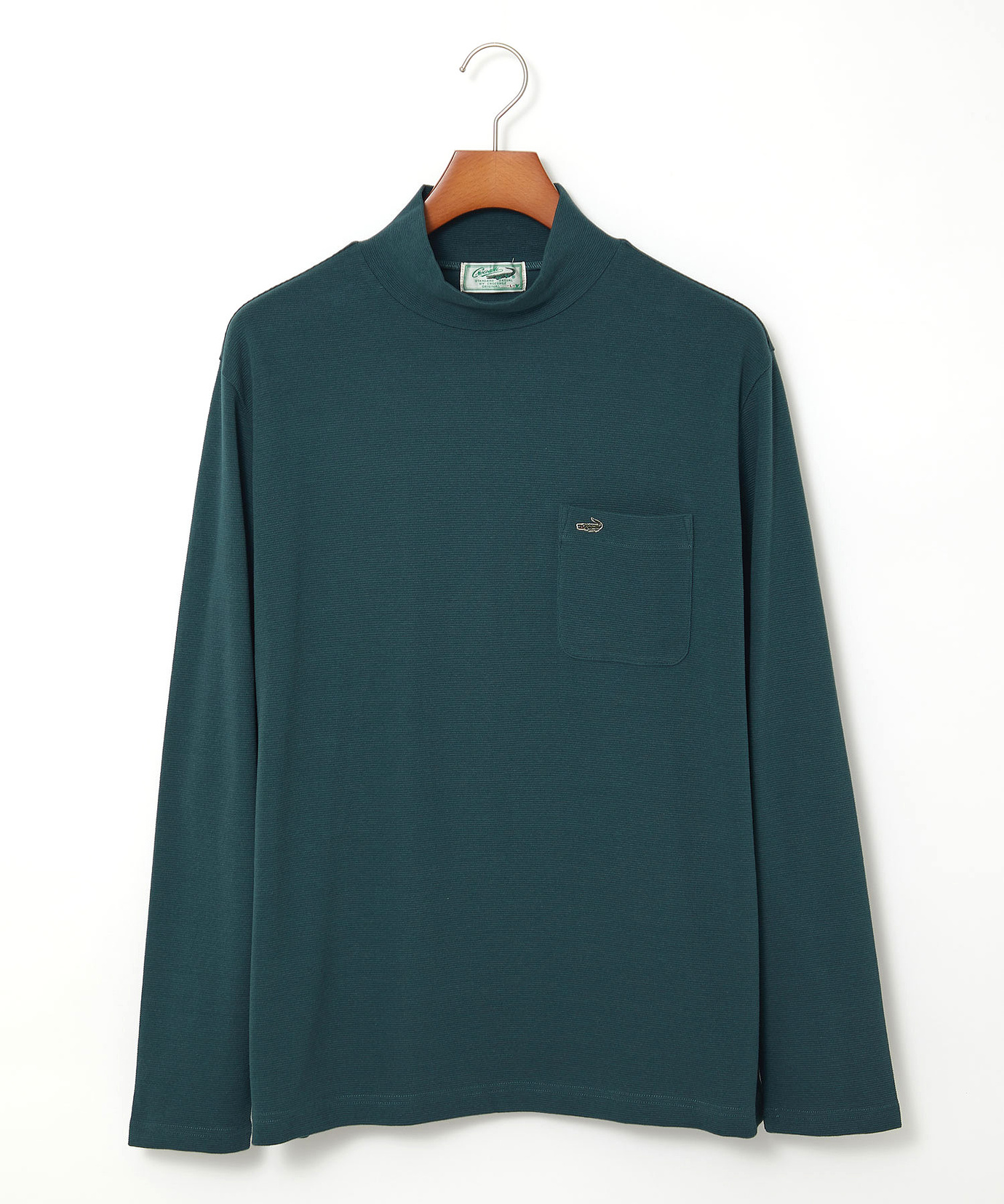 メンズ ハイネック リブ カットソー通販 [1602-55219] - クロコダイル