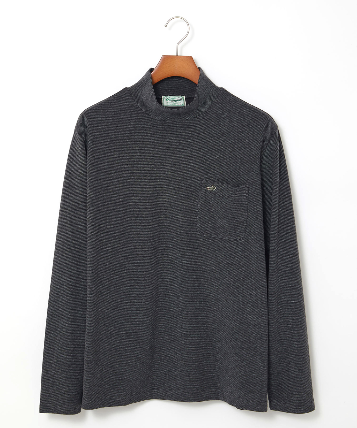 メンズ ハイネック リブ カットソー通販 [1602-55219] - クロコダイル