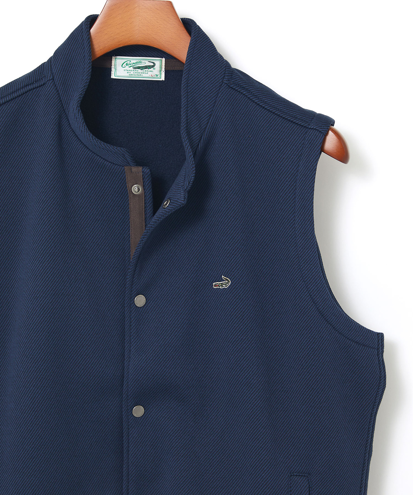 メンズ ツイル フリース ベスト通販 [1602-55222] - クロコダイル