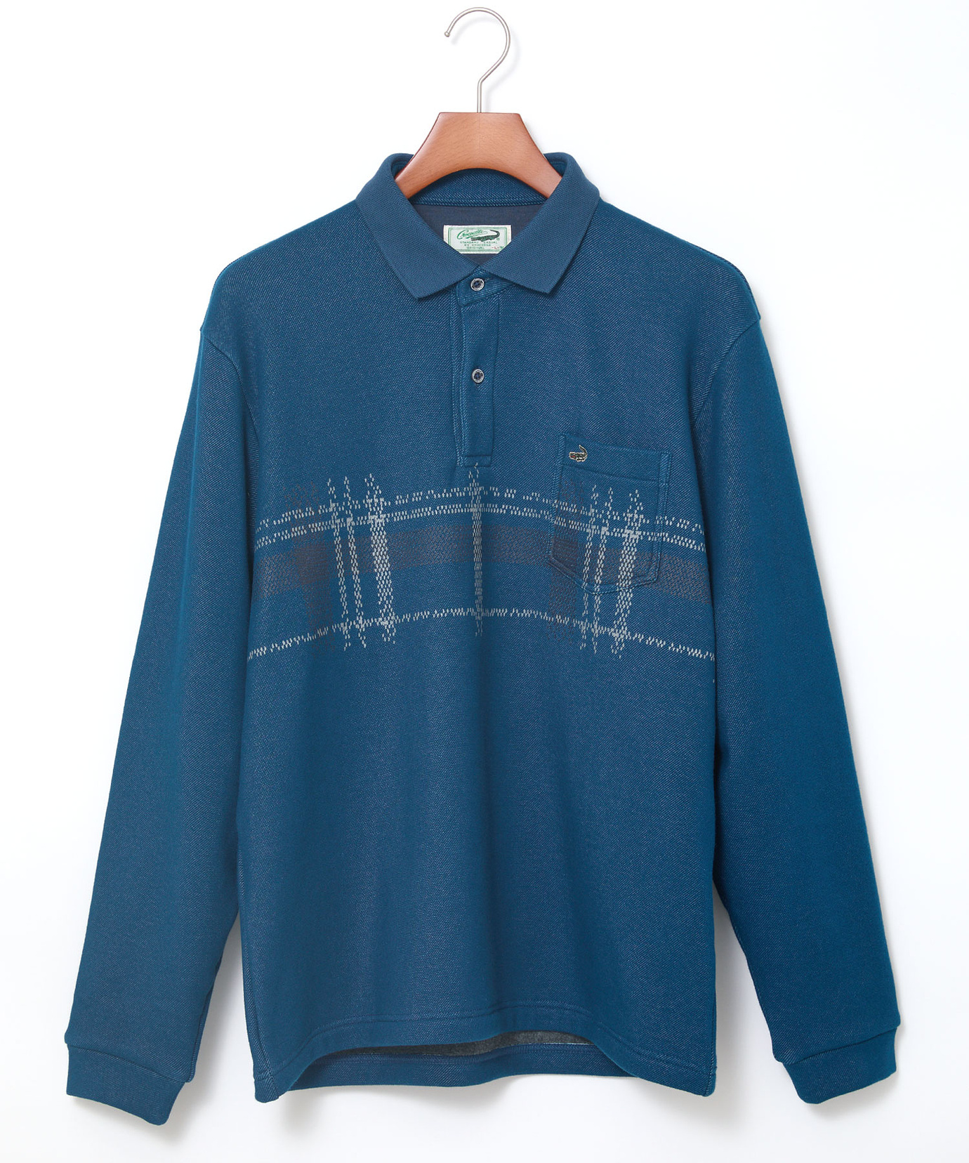 メンズ チェック柄 プリント ポロシャツ通販 [1602-55226