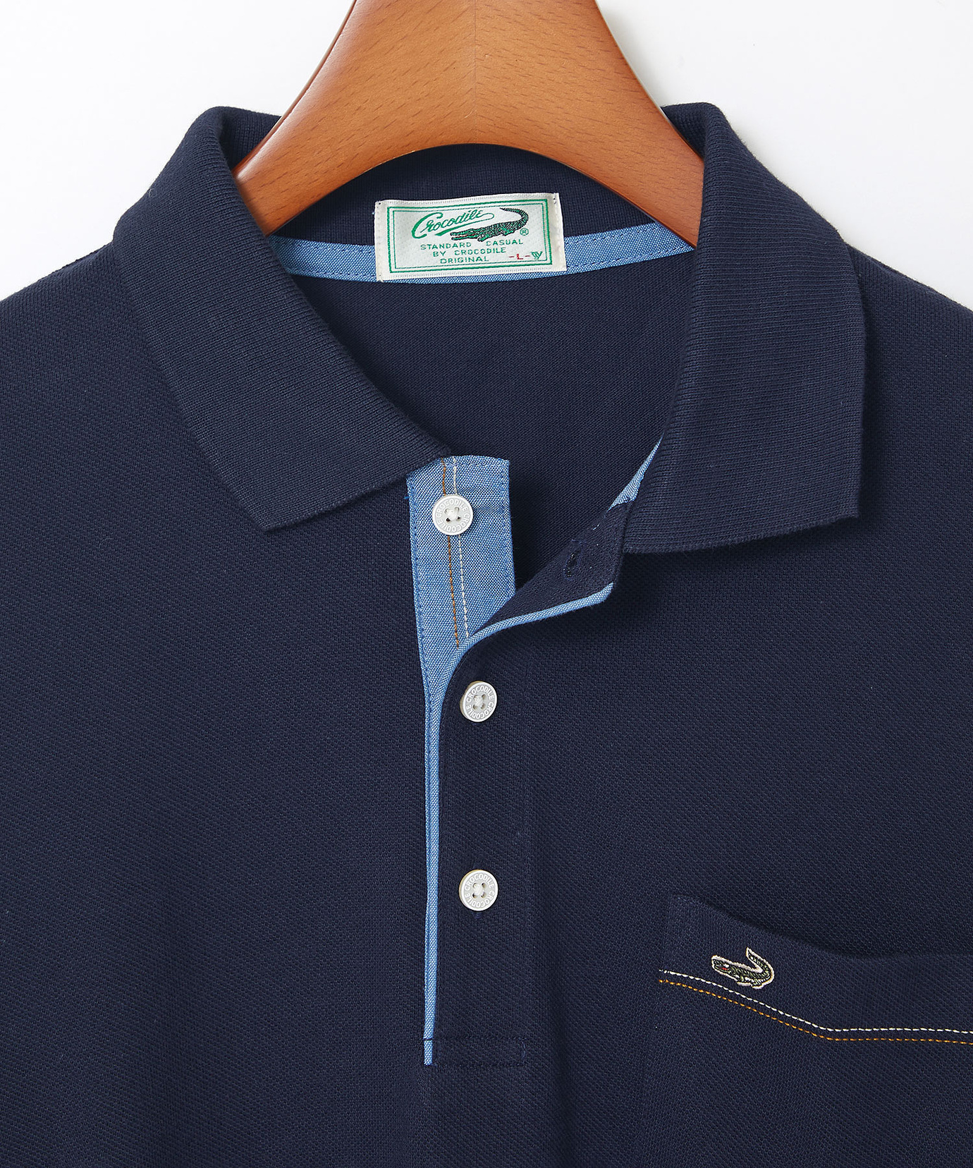 沖縄限定★FR2 ゴルフ ポロシャツ L メンズ　ターコイズ　ブラック メンズ リブ襟 鹿の子 ポロシャツ通販 [1602-56204] - クロコダイル