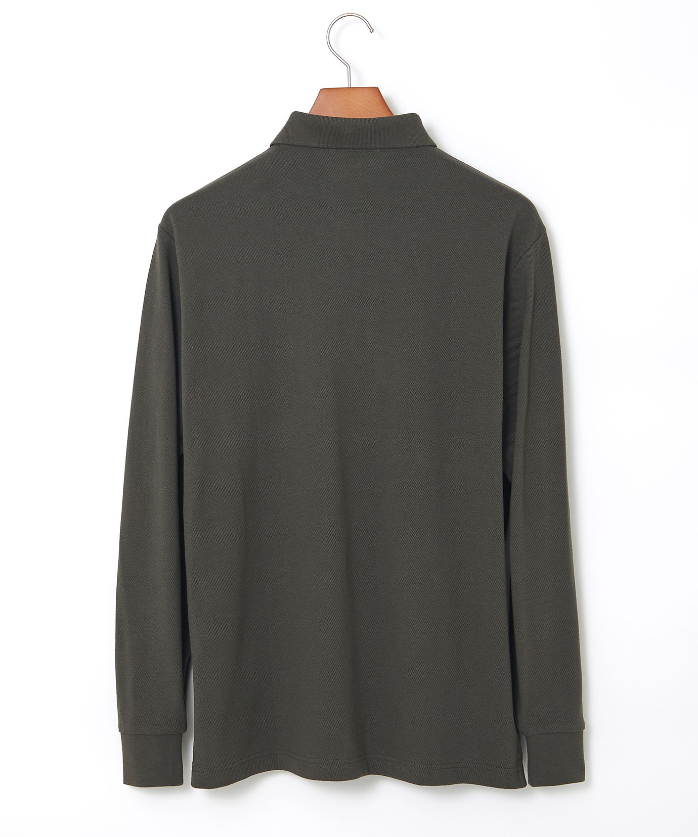 メンズ ロゴプリント 長袖ポロシャツ通販 [1602-56205] - クロコダイル