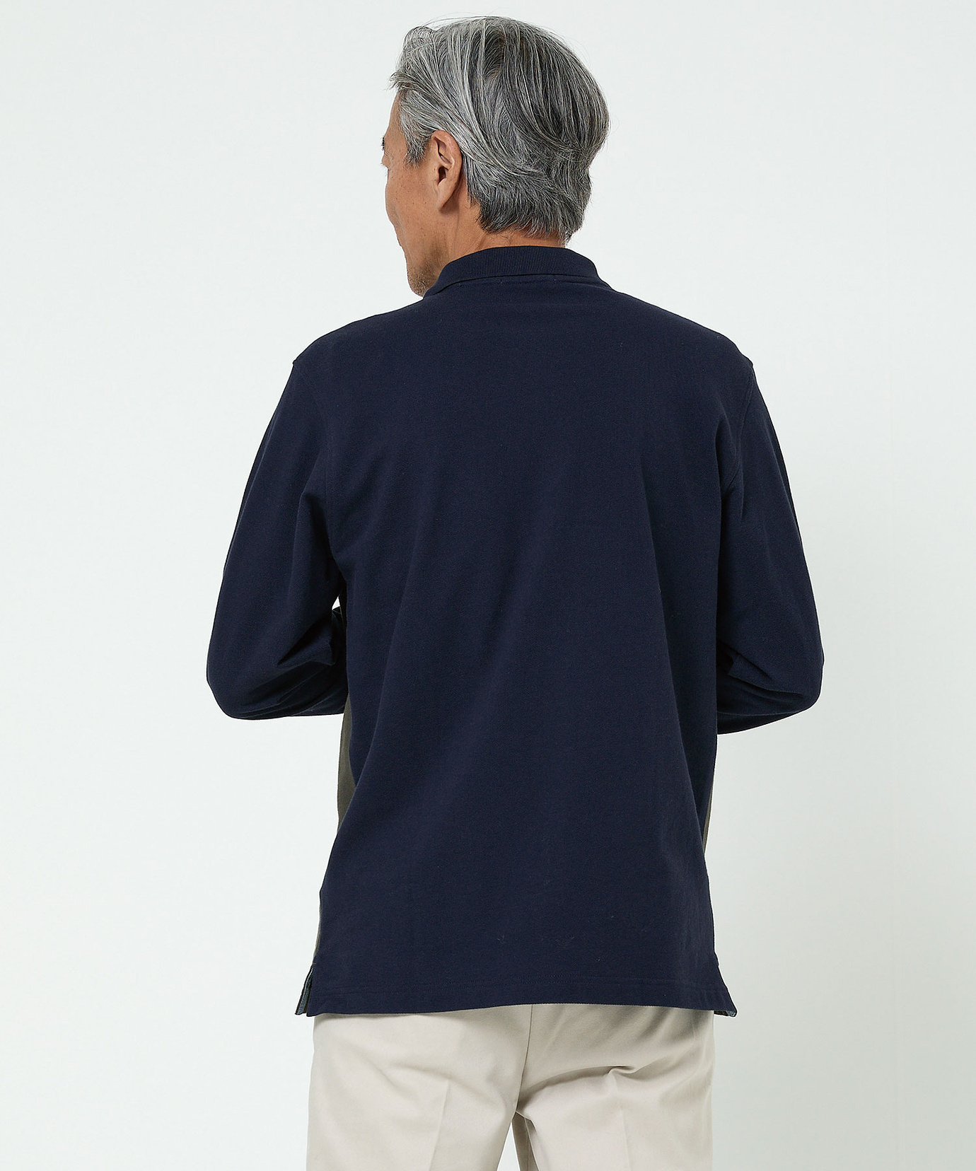 メンズ 配色切り替え ポロシャツ通販 [1602-56206] - クロコダイル