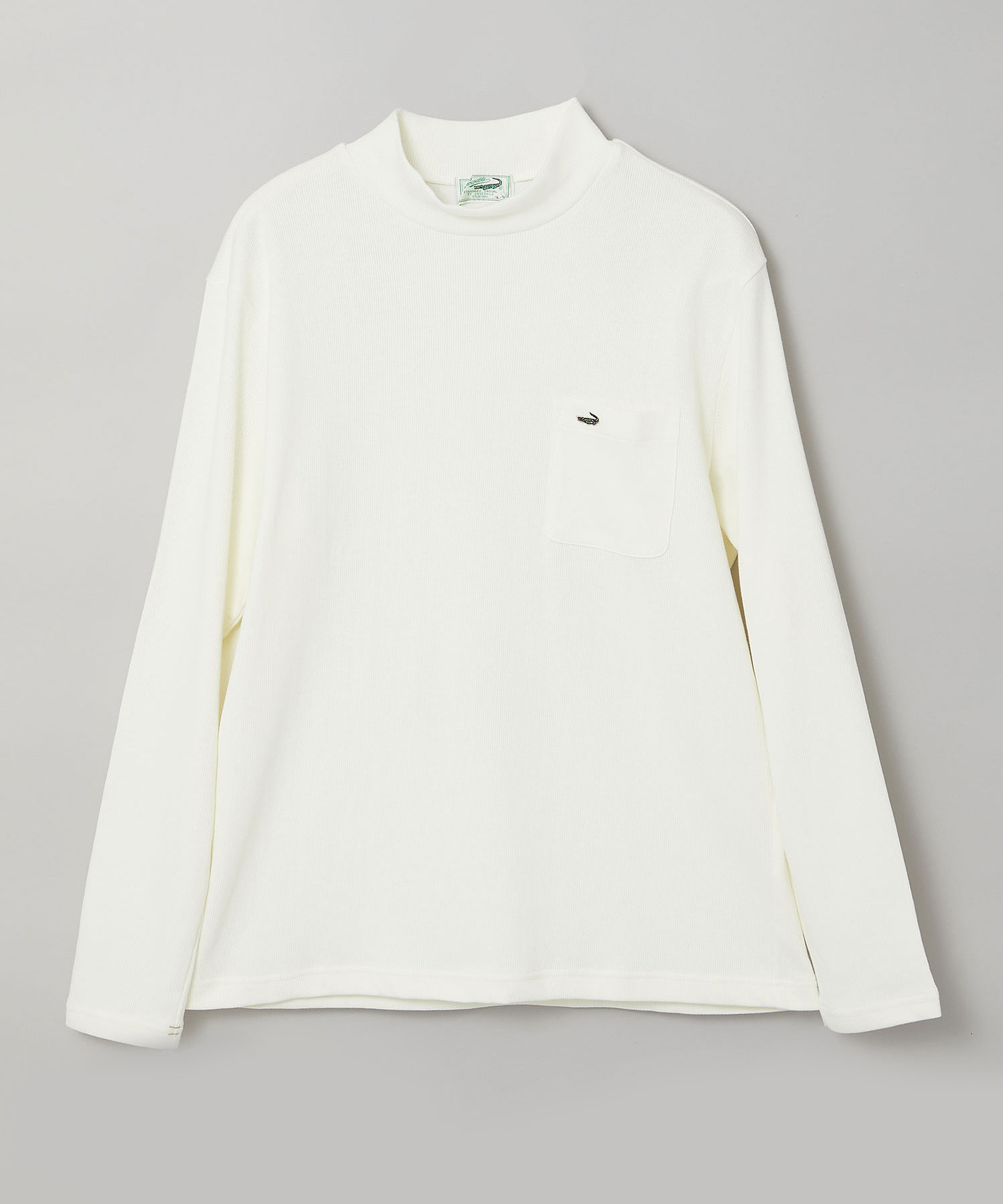 156 PGG 新品タグ付 TEXBRID クルーネックプルオーバー 白 1 M メンズ テレコ編み ハイネック Tシャツ通販 [1602-61202