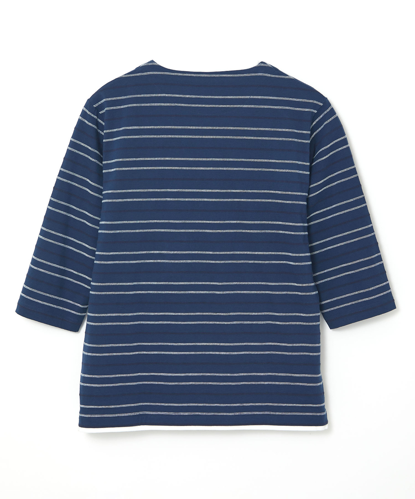 メンズ ボーダー レイヤー風 七分袖Tシャツ通販 [1602-63209