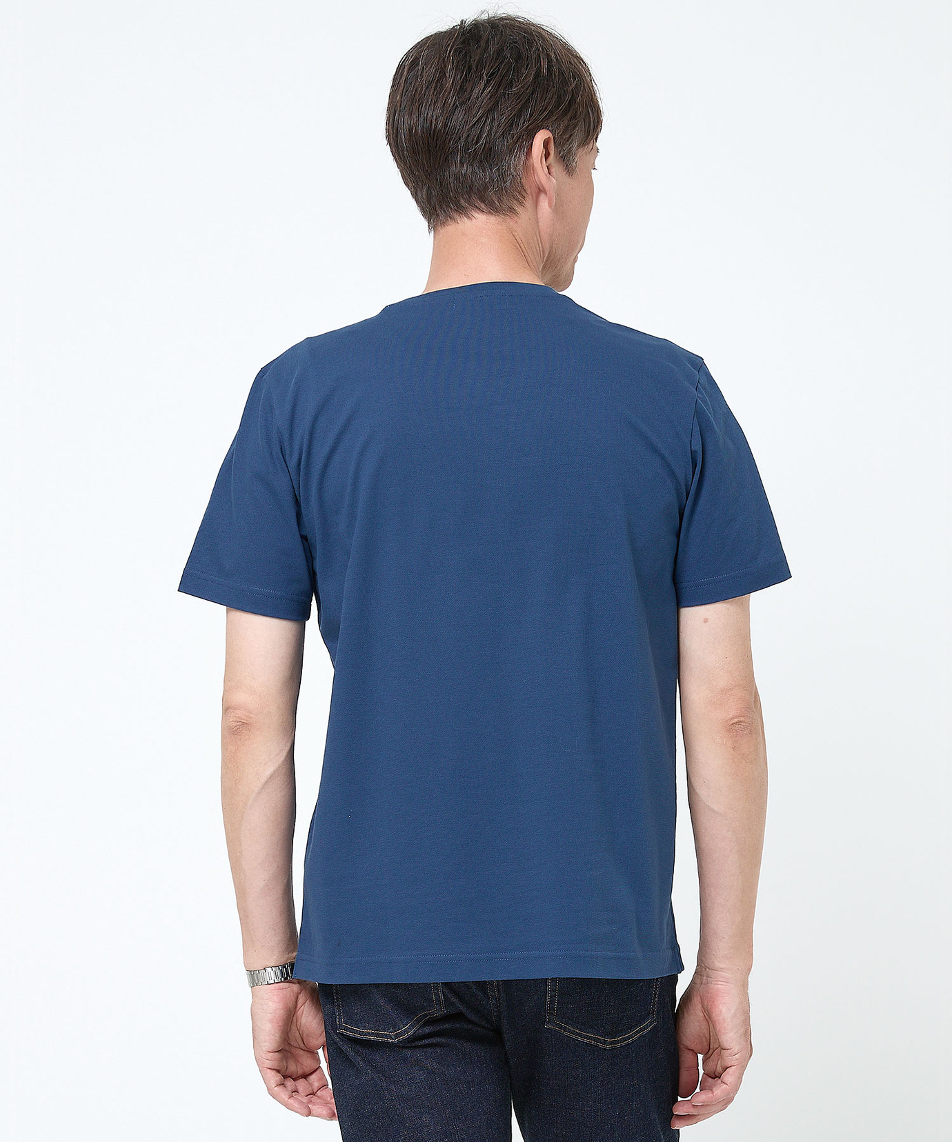 メンズ スノーコットン パネルチェック Tシャツ【接触冷感】通販 [1602