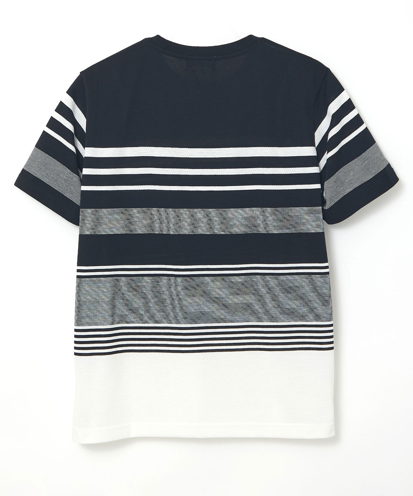 メンズ マルチ パネルボーダー Tシャツ通販 [1602-63236