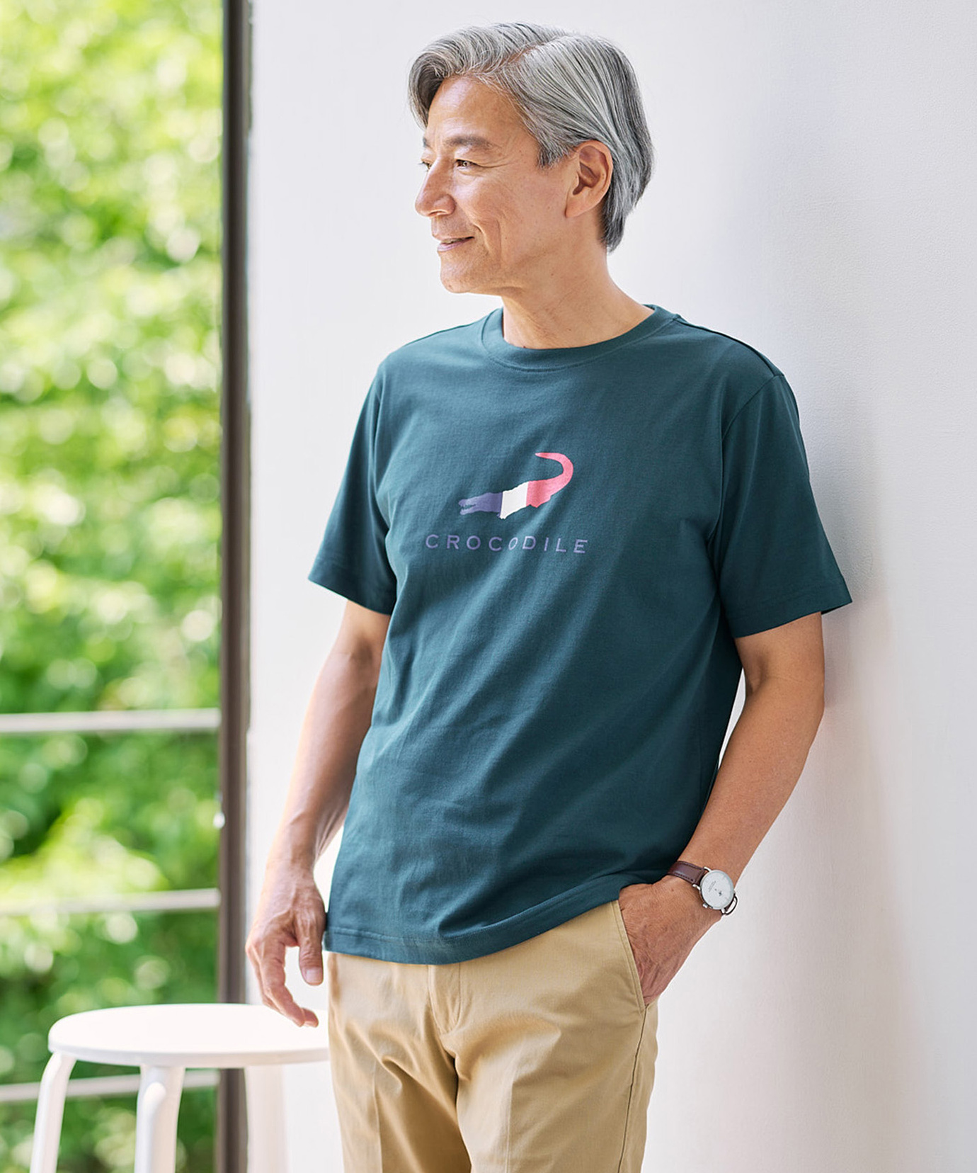 メンズ トリコロール ロゴプリント Tシャツ通販 [1602-63237