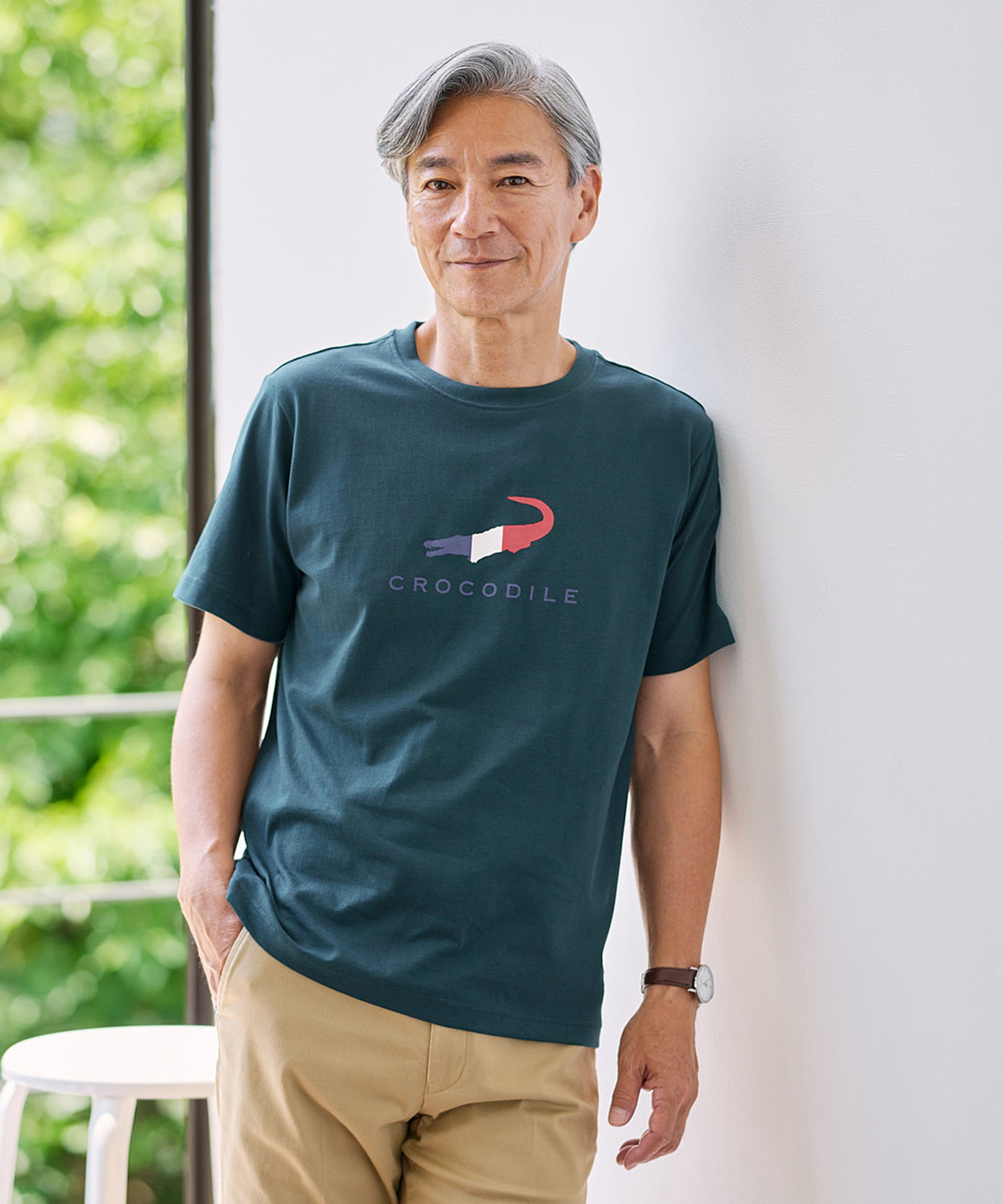 メンズ トリコロール ロゴプリント Tシャツ通販 [1602-63237