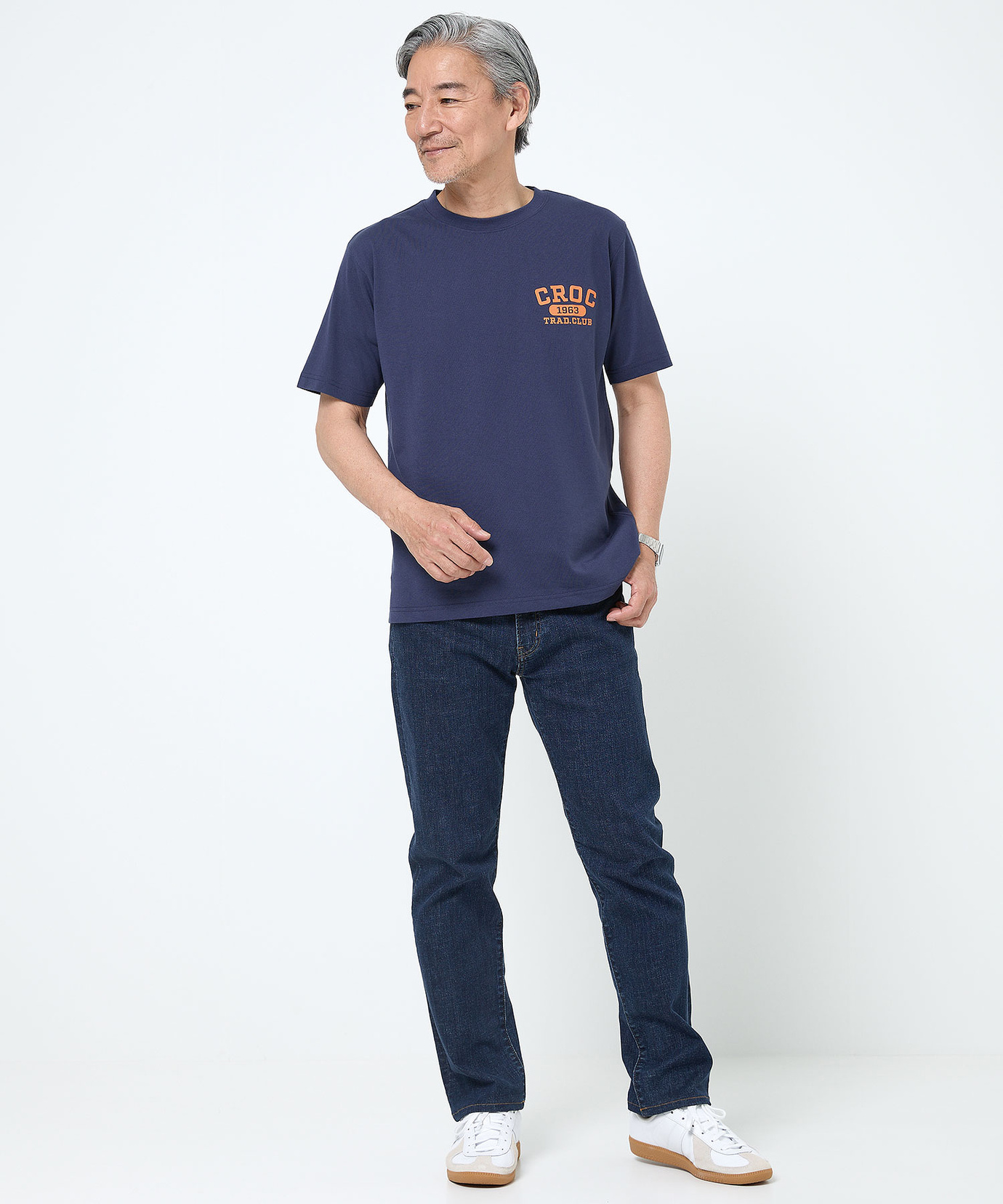 メンズ カレッジロゴ プリント Tシャツ通販 [1602-64211