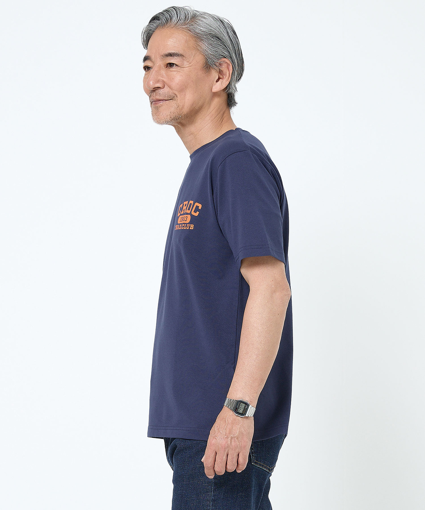 メンズ カレッジロゴ プリント Tシャツ通販 [1602-64211