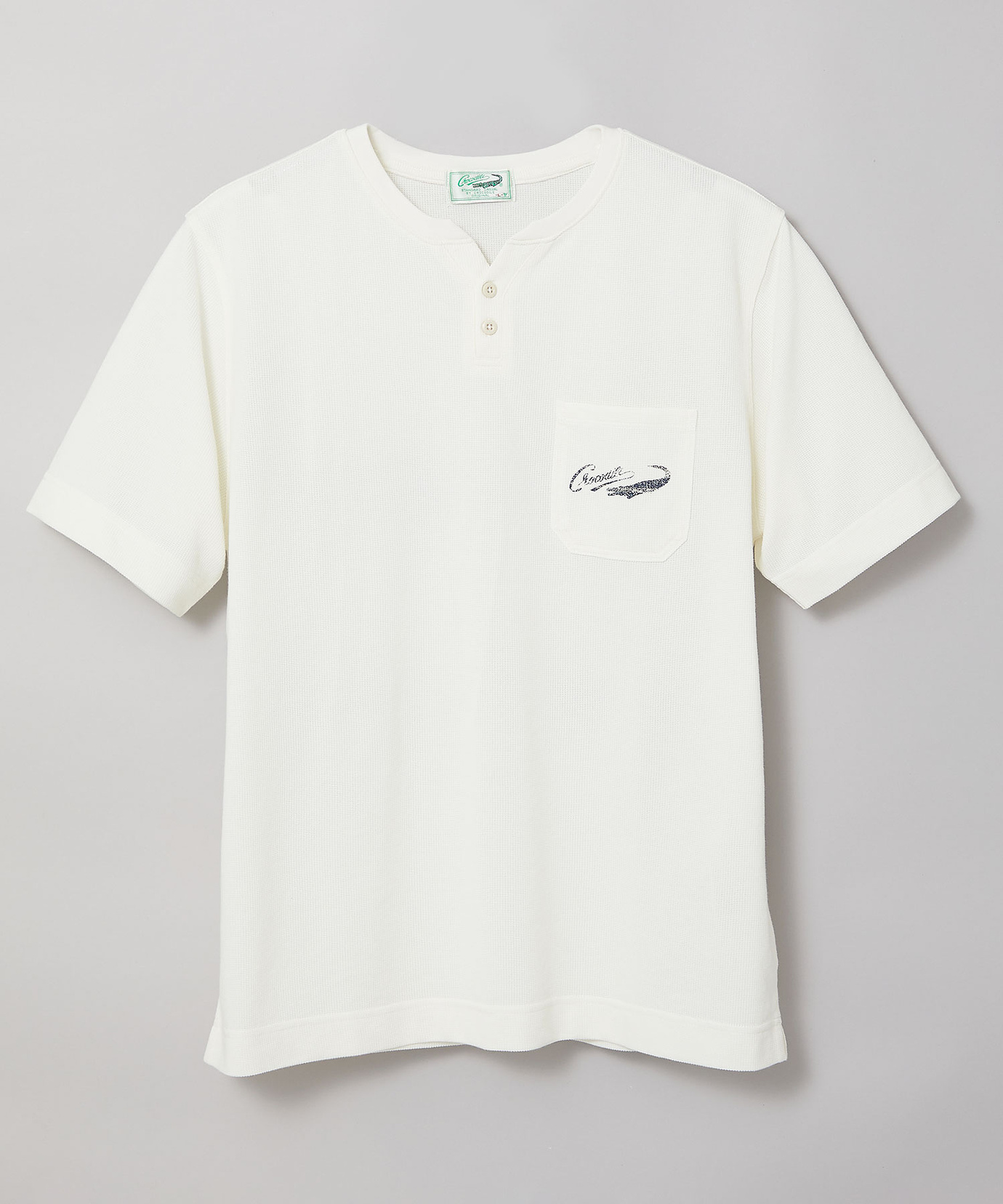 メンズ 鹿の子 キーネック Tシャツ通販 [1602-64214] - クロコダイル