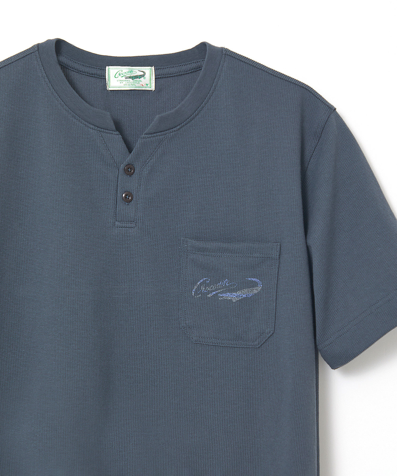 メンズ 鹿の子 キーネック Tシャツ通販 [1602-64214] - クロコダイル