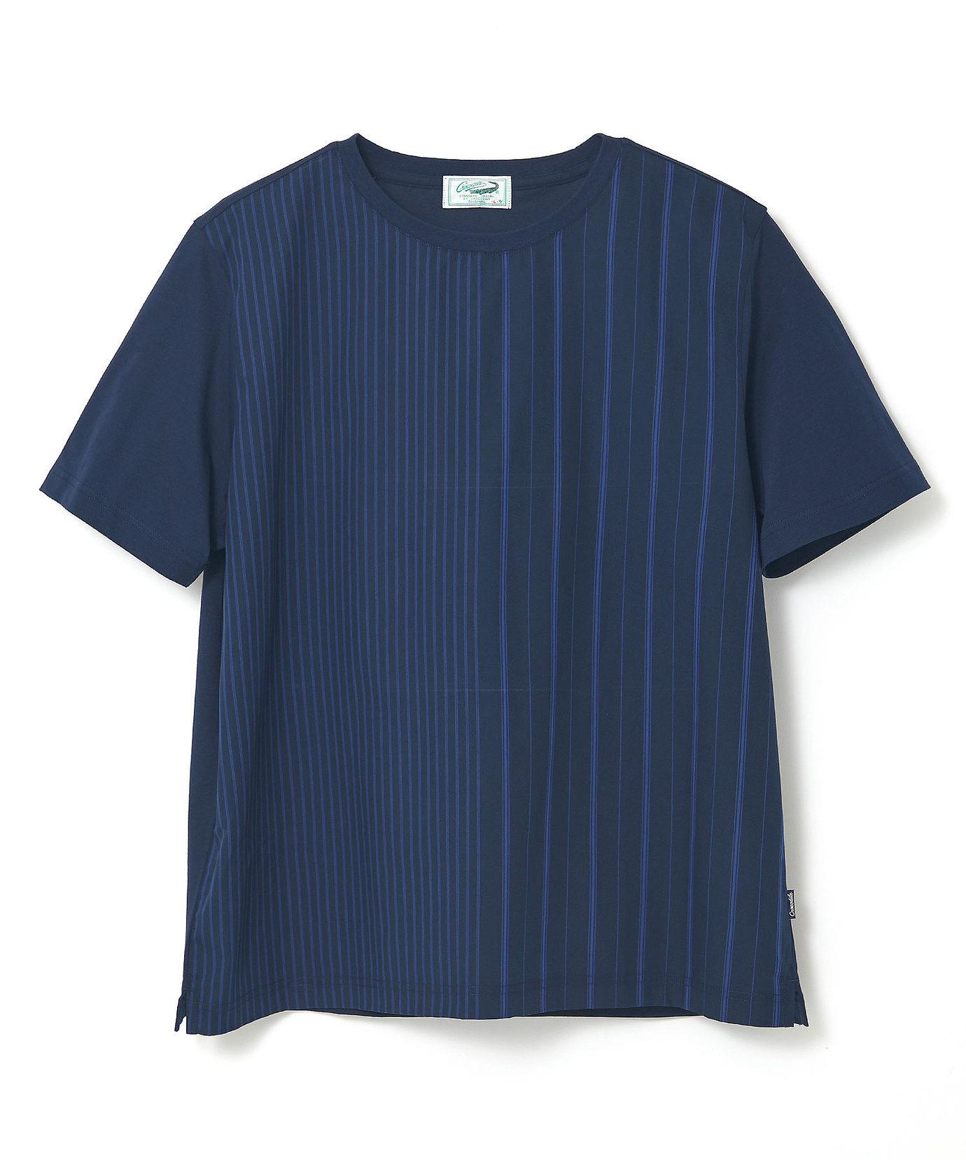 メンズ スノーコットン マルチストライプ Tシャツ【接触冷感】通販