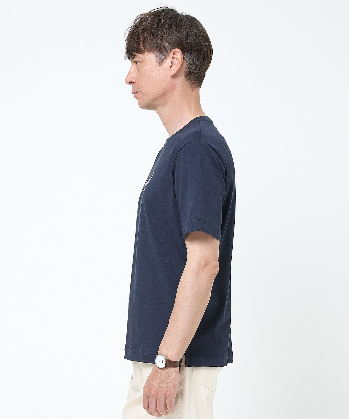 メンズ 天竺 ロゴプリント Tシャツ【吸汗速乾】【オンラインショップ
