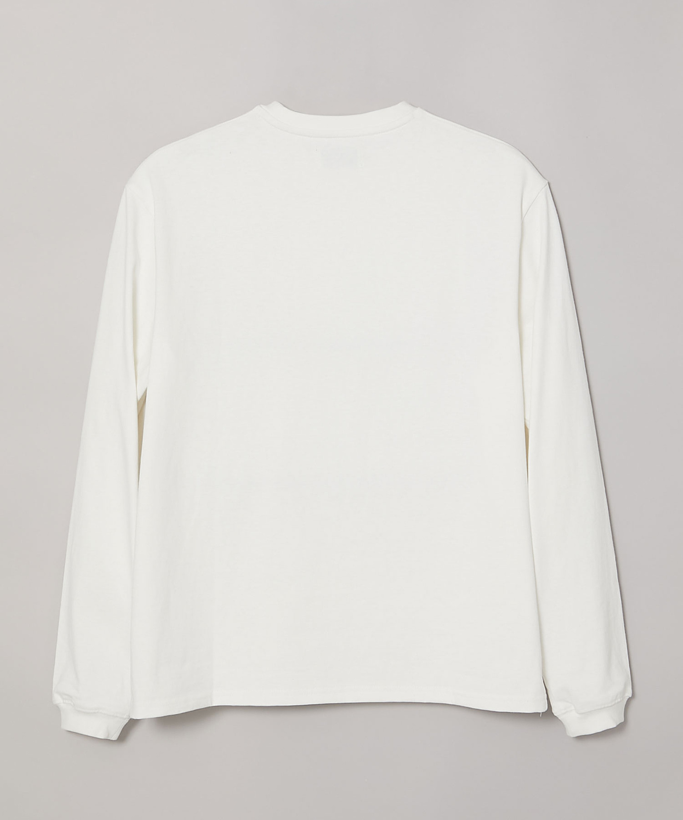 メンズ ロゴプリント クルーネック 長袖Tシャツ【オンラインショップ