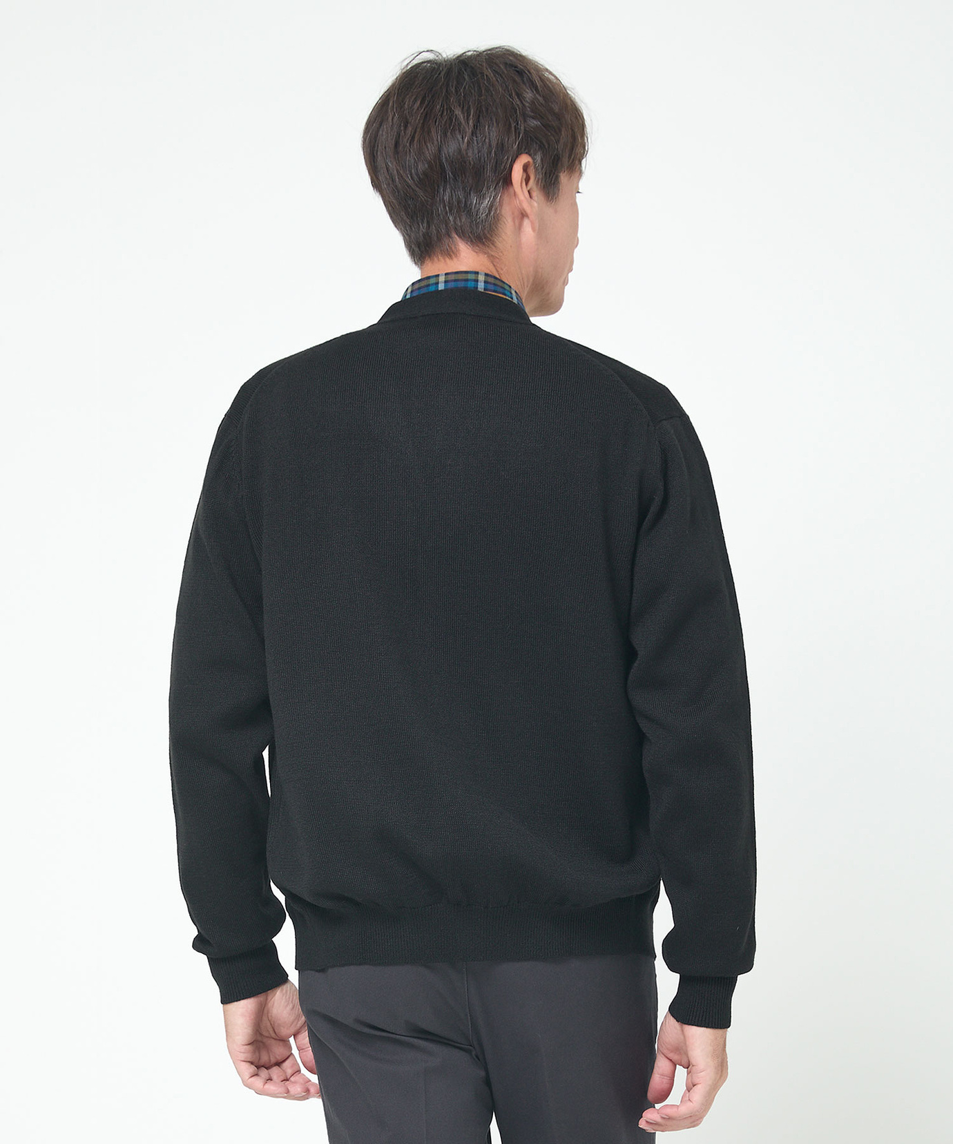 メンズ 10ゲージカーディガン【洗濯機洗いOK】通販 [1603-06580