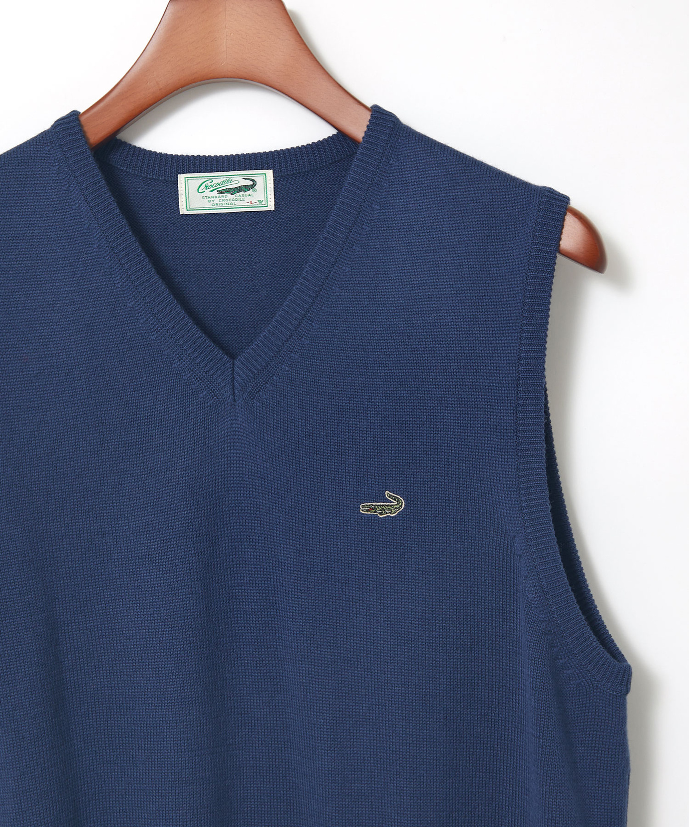 メンズ 10ゲージVネックベスト【洗濯機洗いOK】通販 [1603-06582