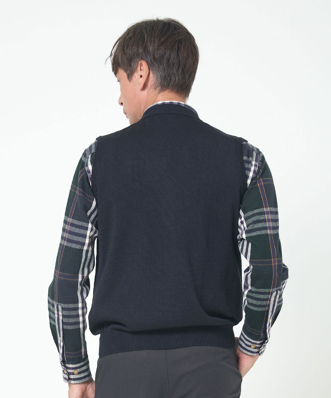 メンズ 10ゲージオープンベスト【洗濯機洗いOK】通販 [1603-06583