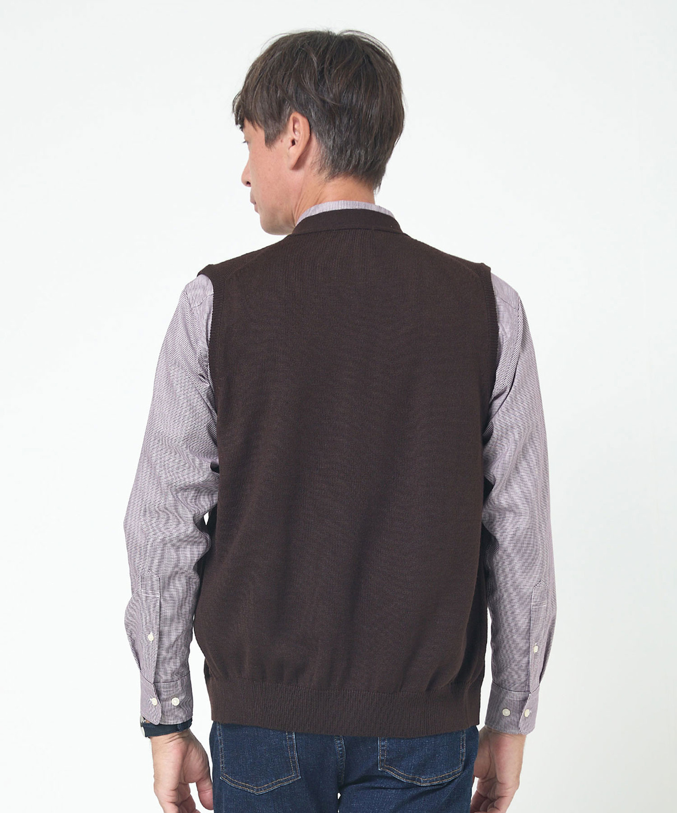 メンズ 10ゲージオープンベスト【洗濯機洗いOK】通販 [1603-06583